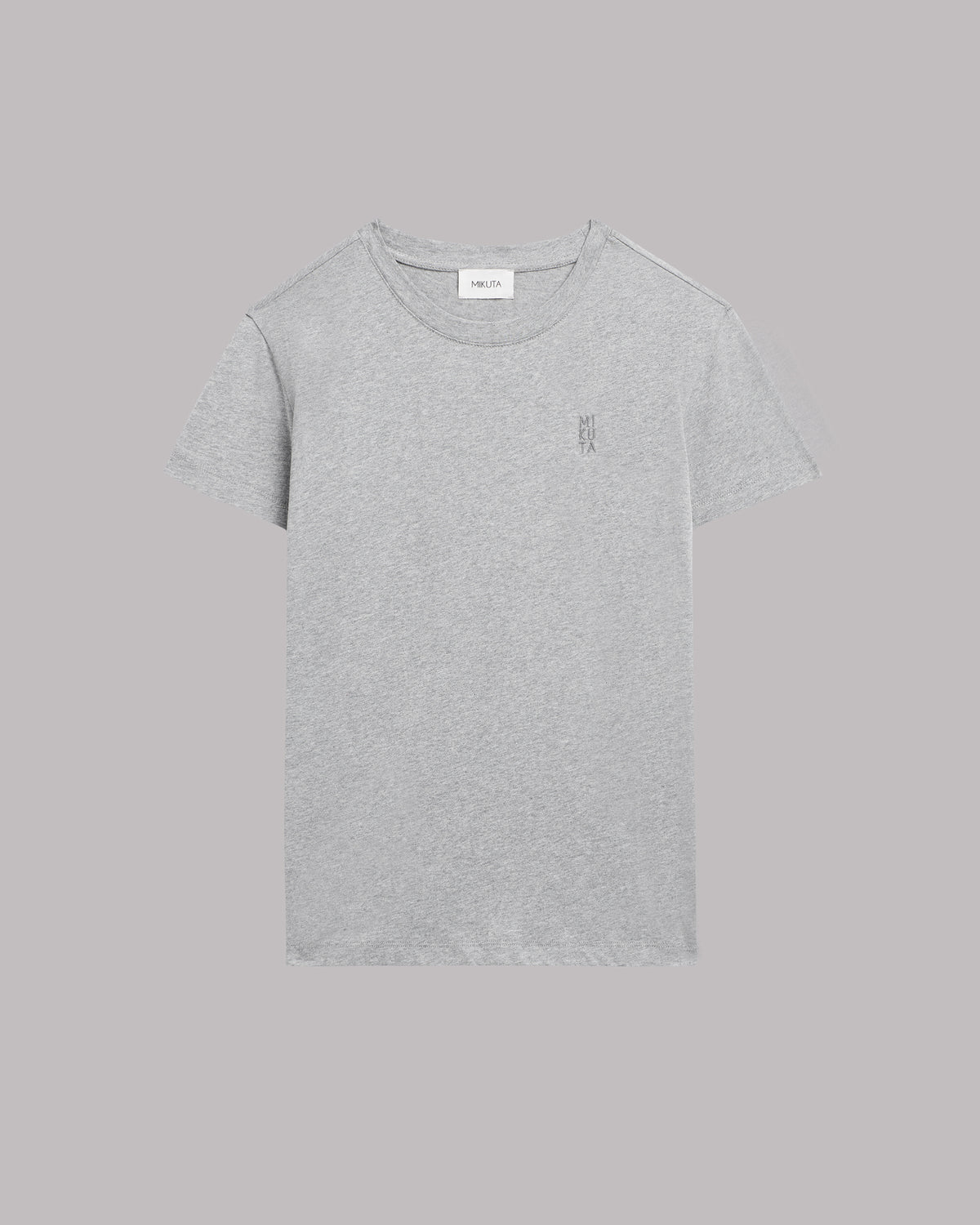The Grey Melange Regular Cotton T-Shirt