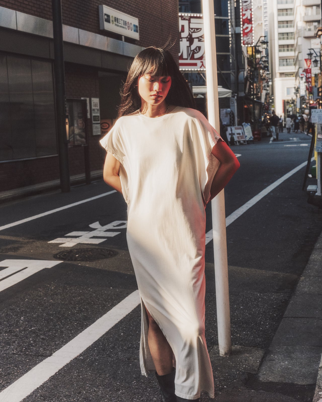 The Light Long Batwing Dress