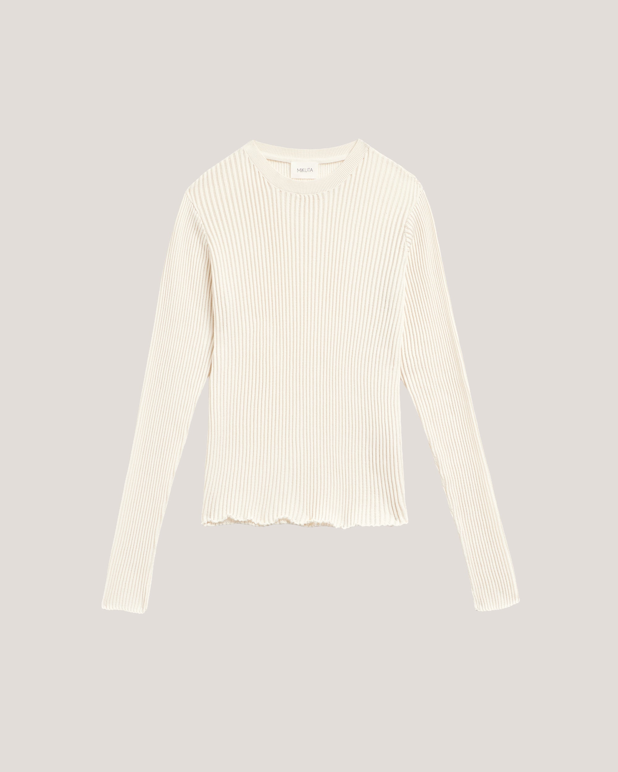 The Off White Cotton Striped Thin Longsleeve