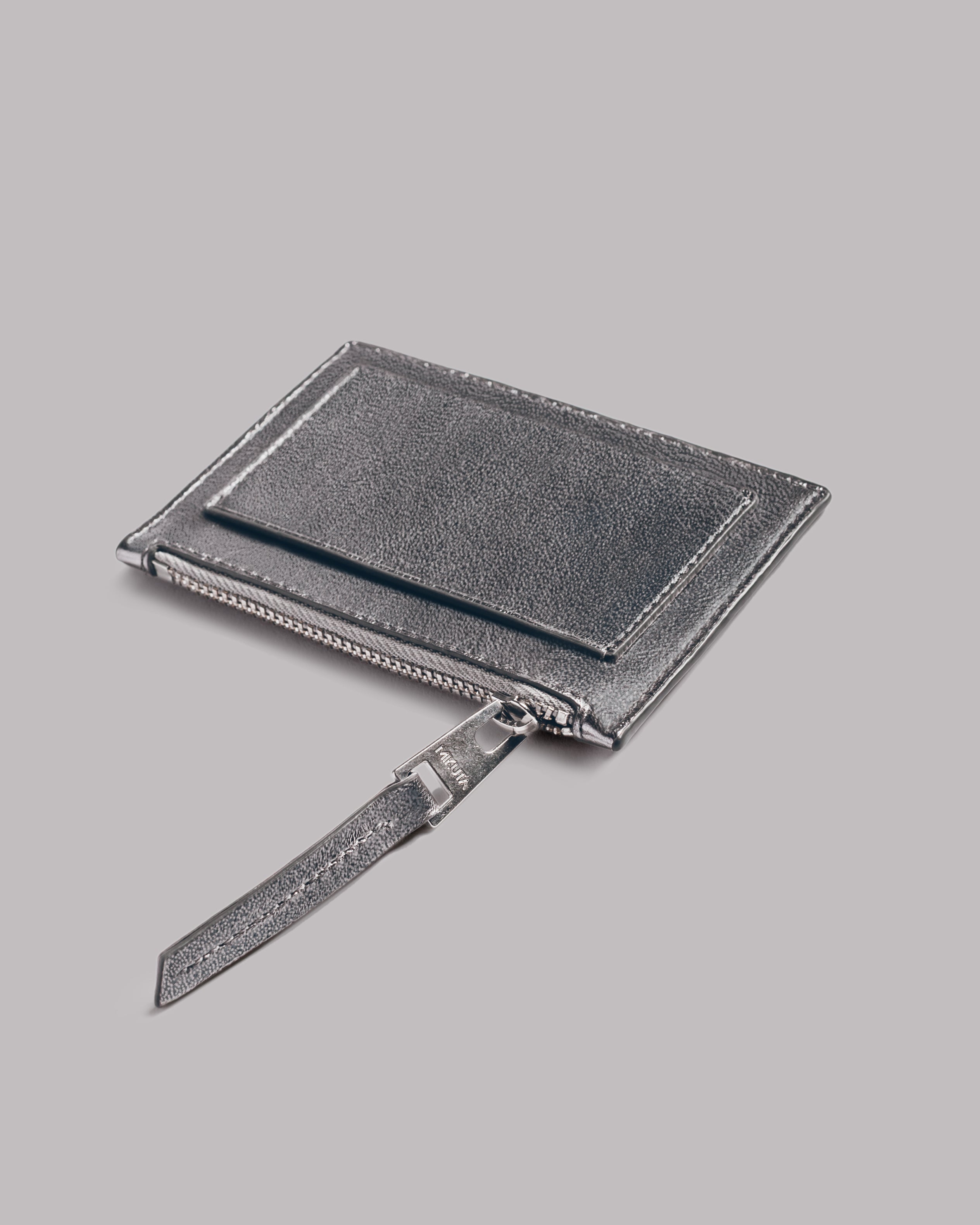 The Silver Leather Wallet