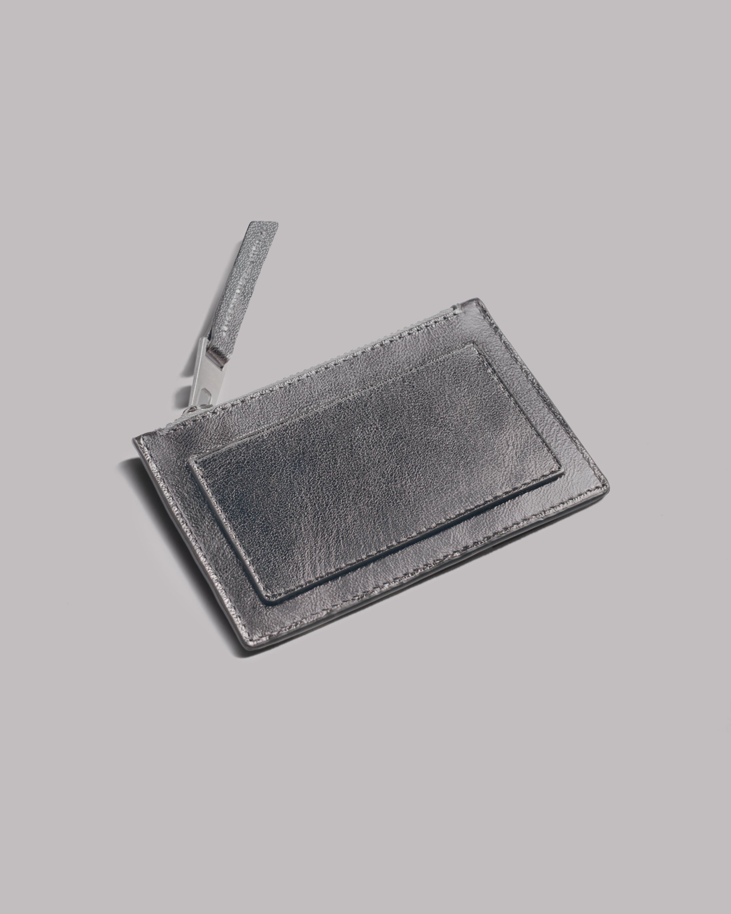 The Silver Leather Wallet
