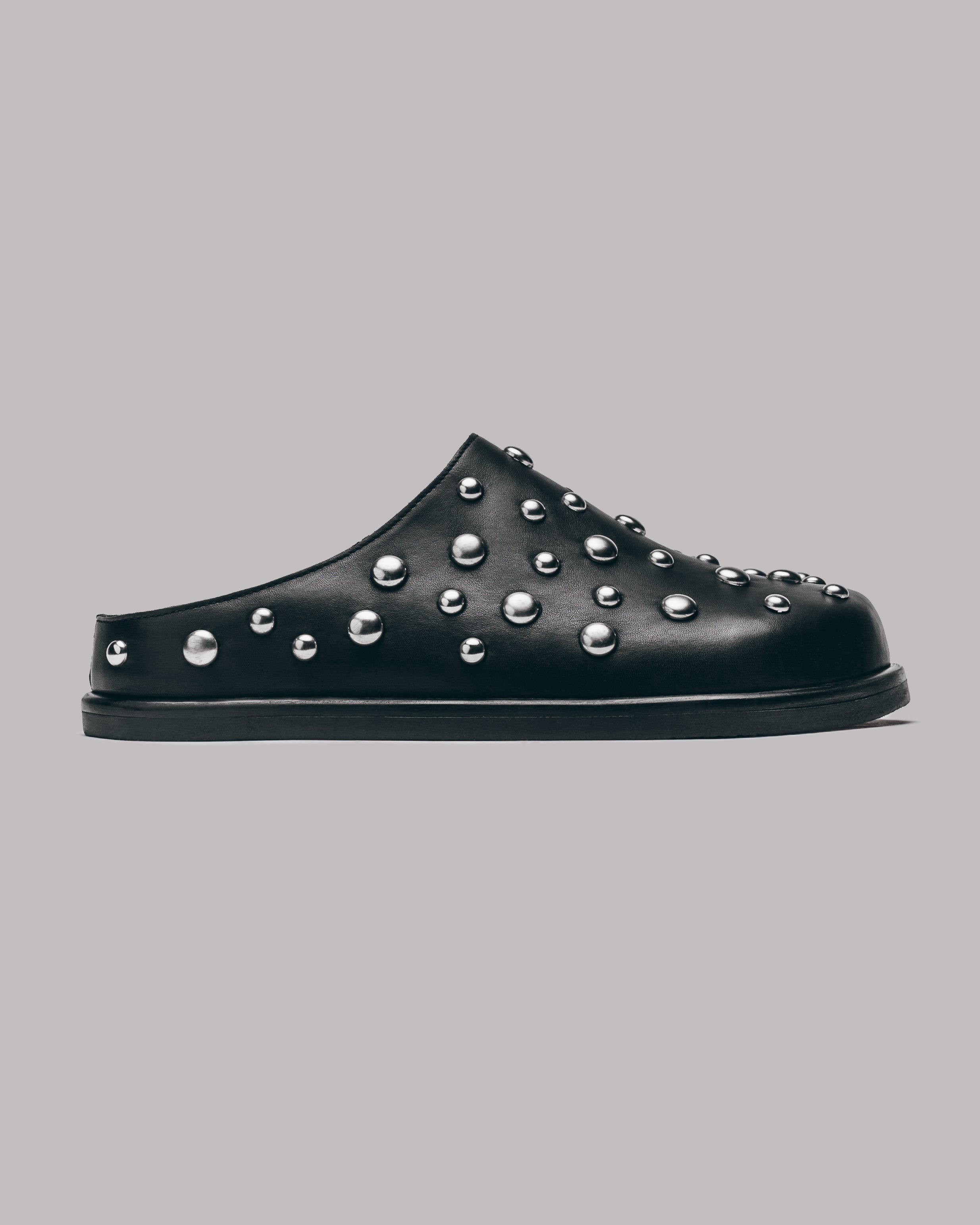 The Studded Leather Mules