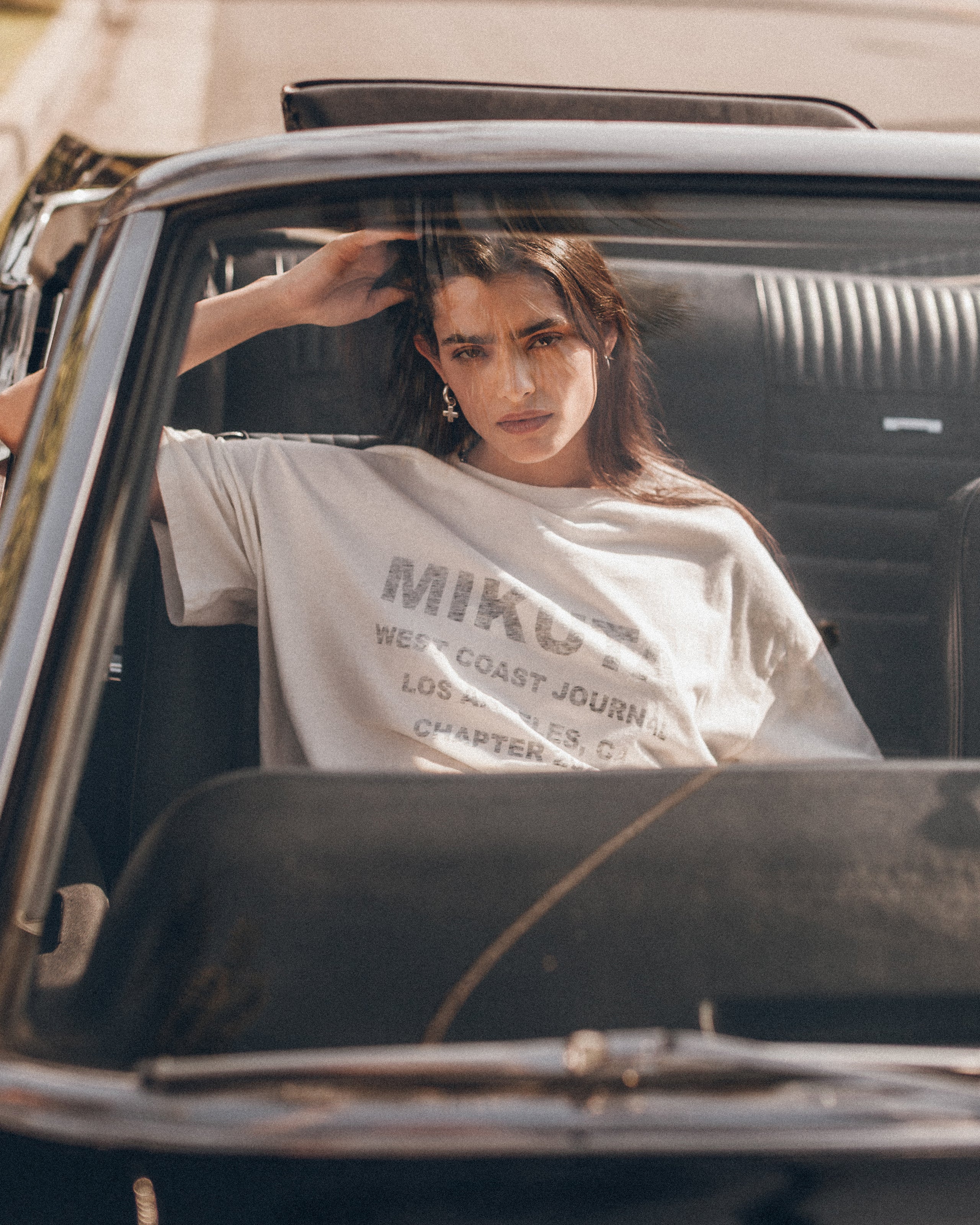 The White Oversized Mikuta T-Shirt