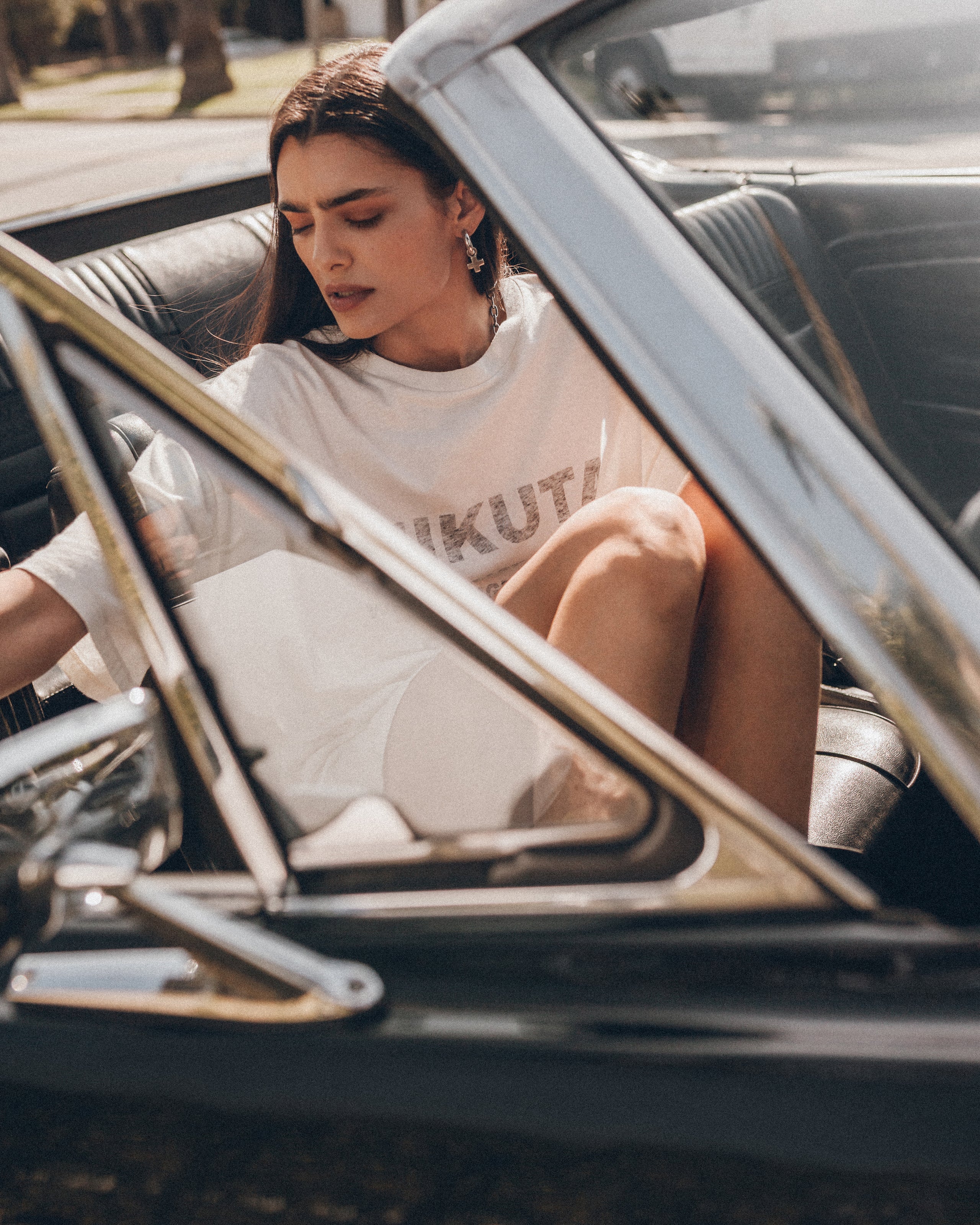 The White Oversized Mikuta T-Shirt