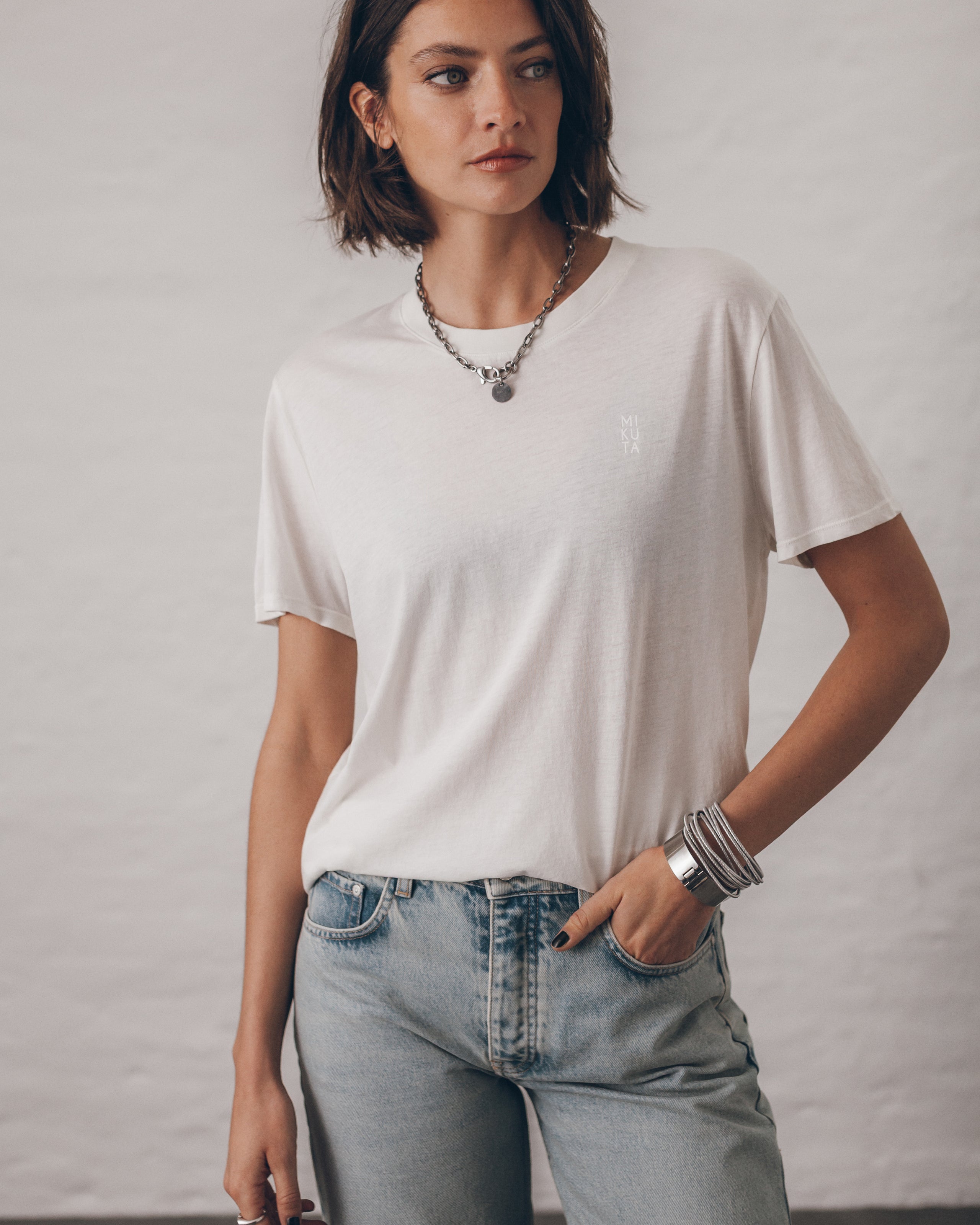 The White Standard Logo T-Shirt