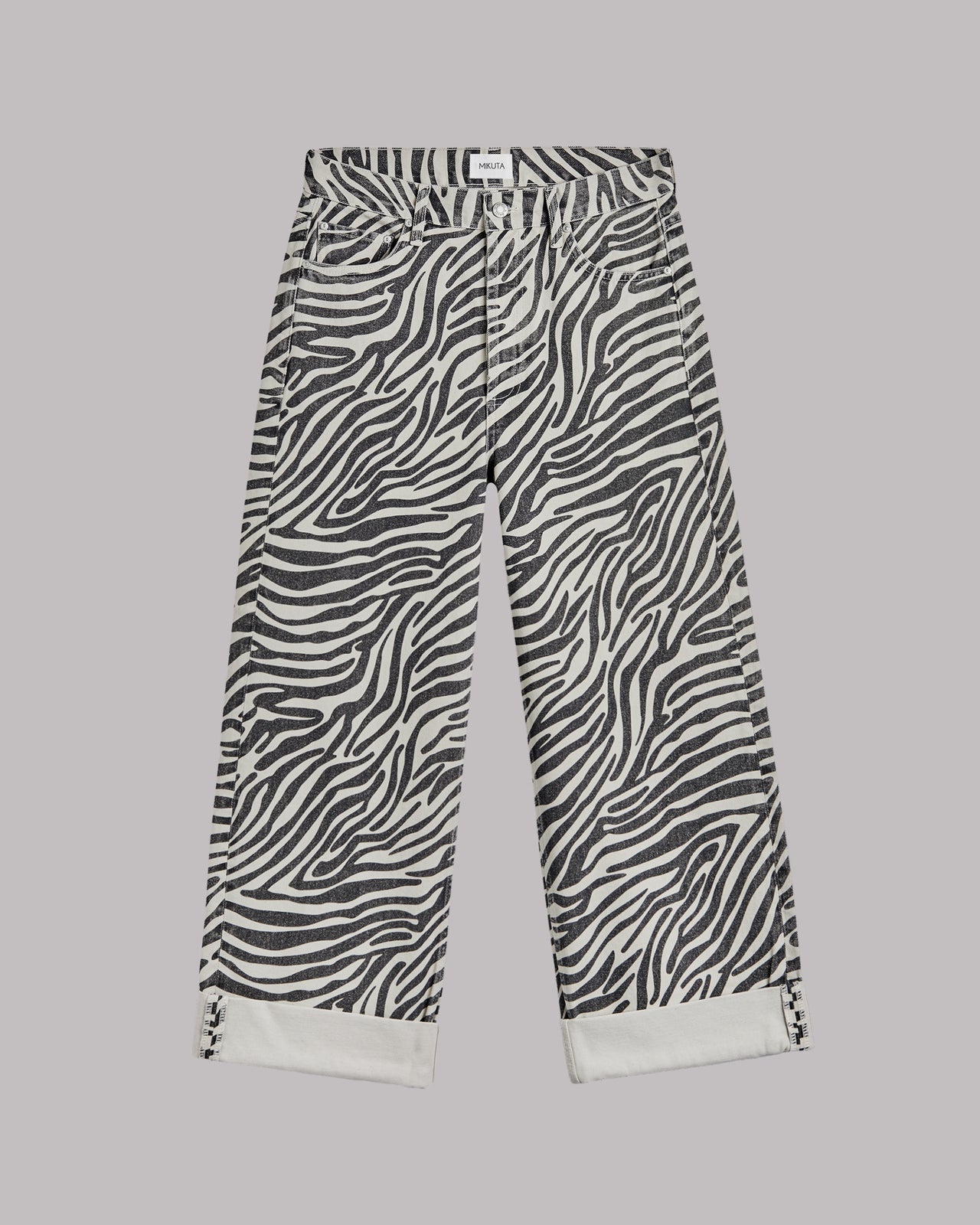 Zebra Baggy Jeans - Product photo