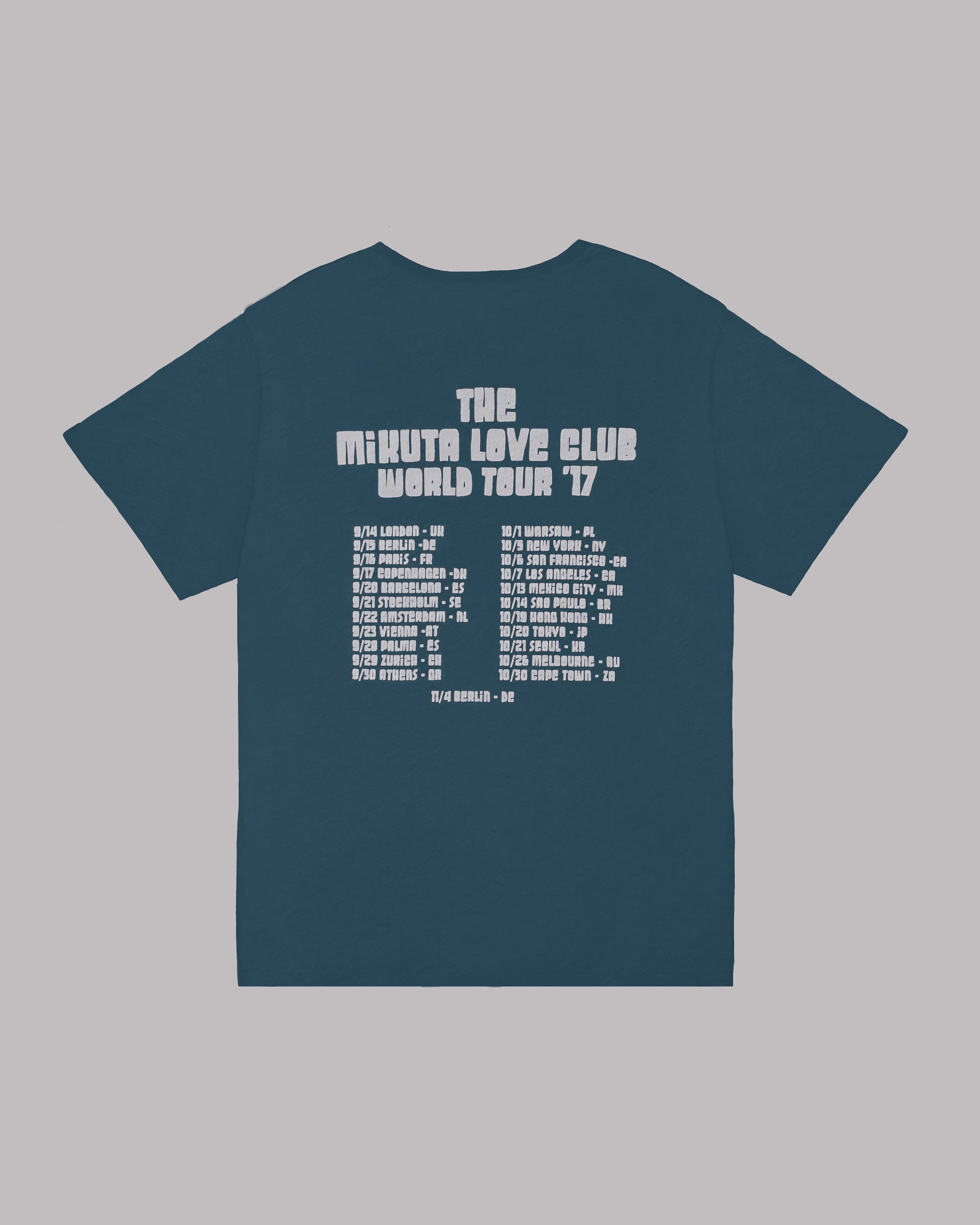 Tealtrelaxedlovetourtshirtback - Product photo