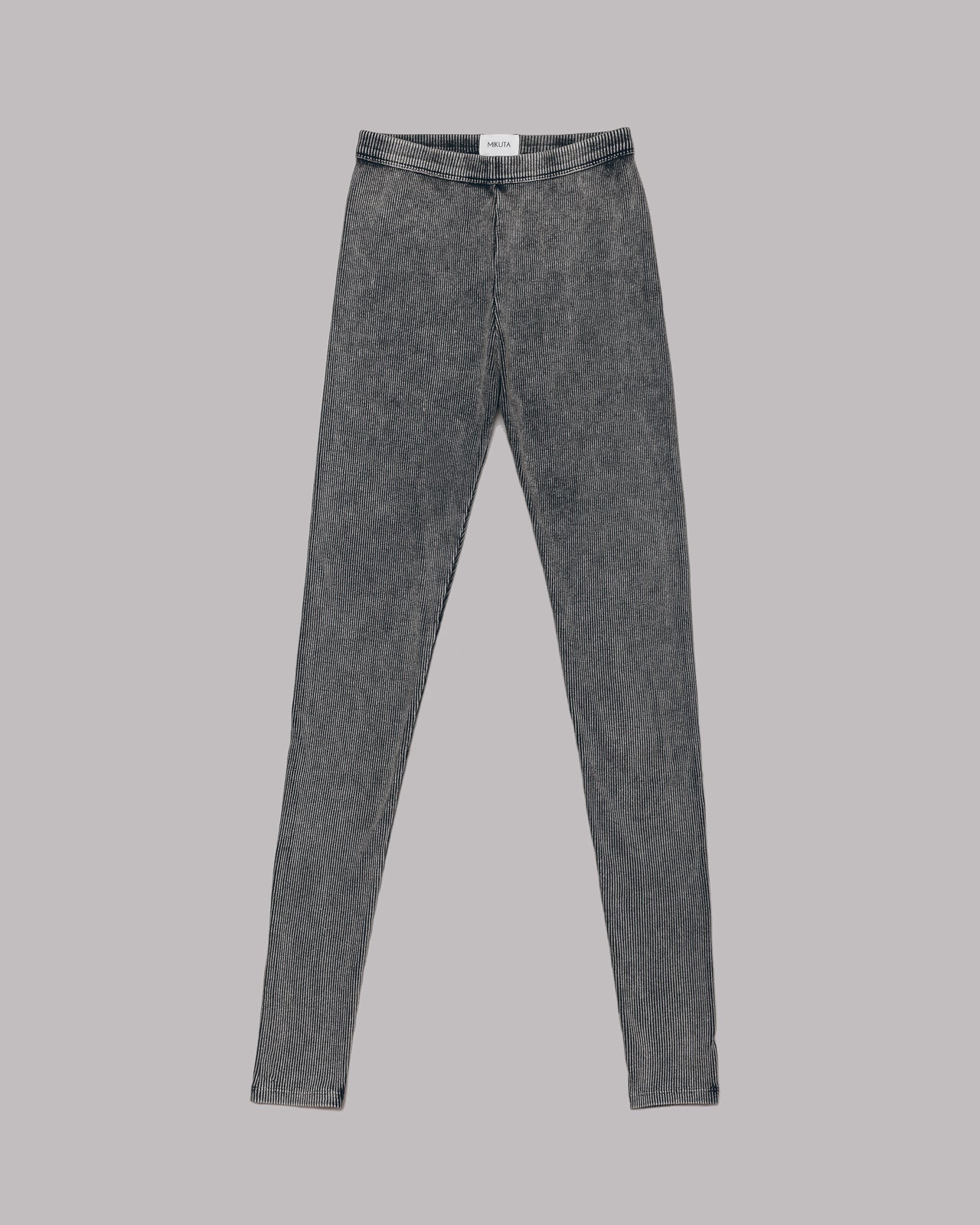 Dark Ribbed Leggings - Product photo