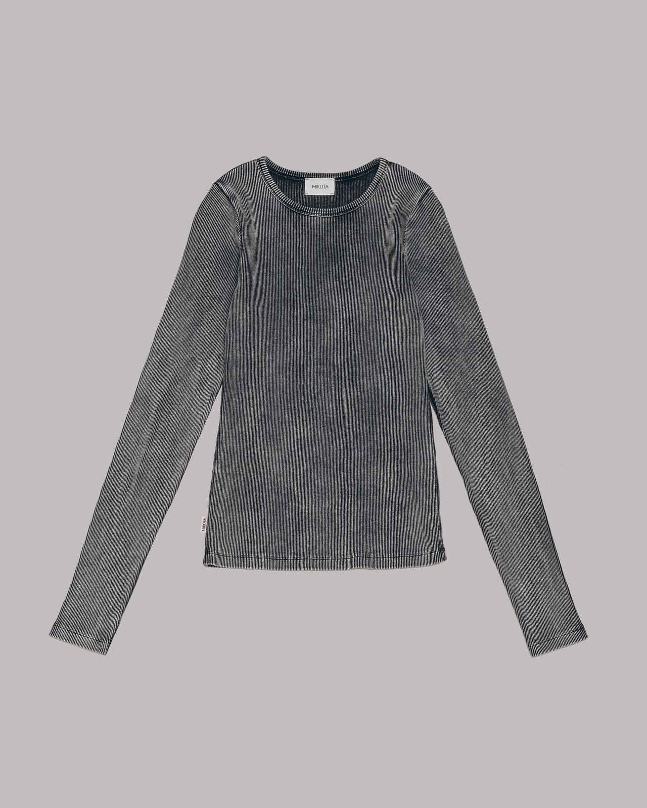 Dark Ribbed Longsleeve - Product photo