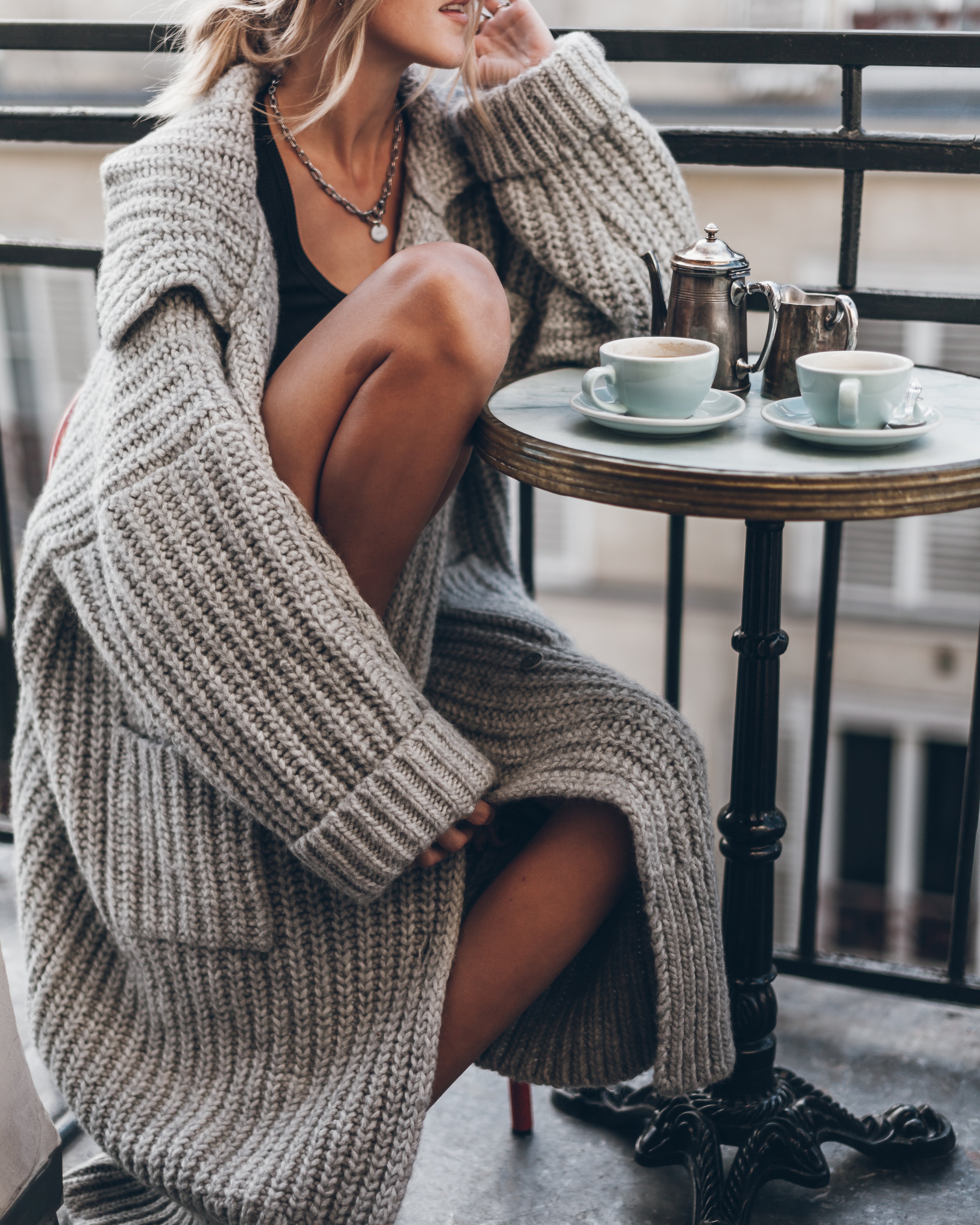 The Light Long Knitted Cardigan