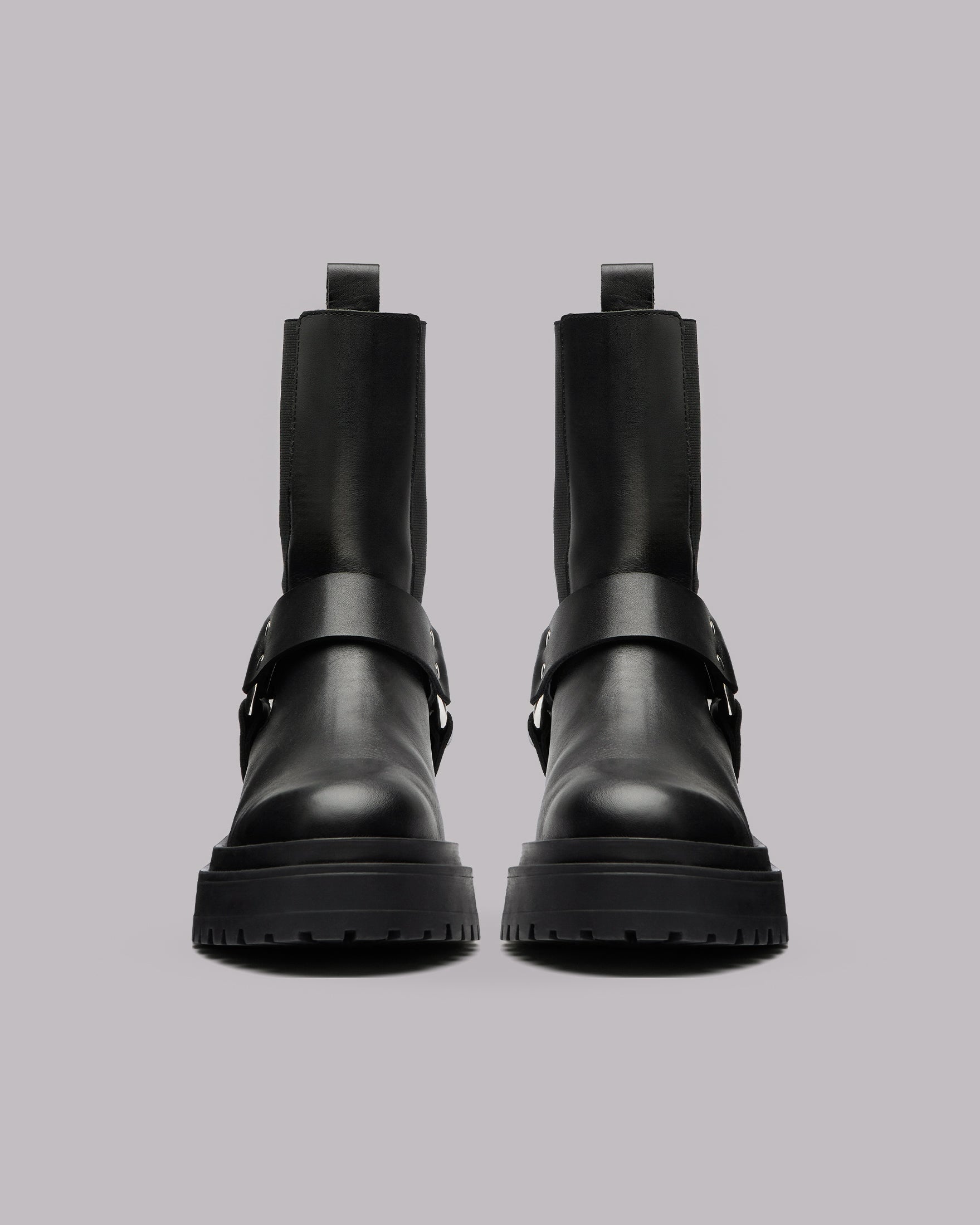 The Black Biker Boots