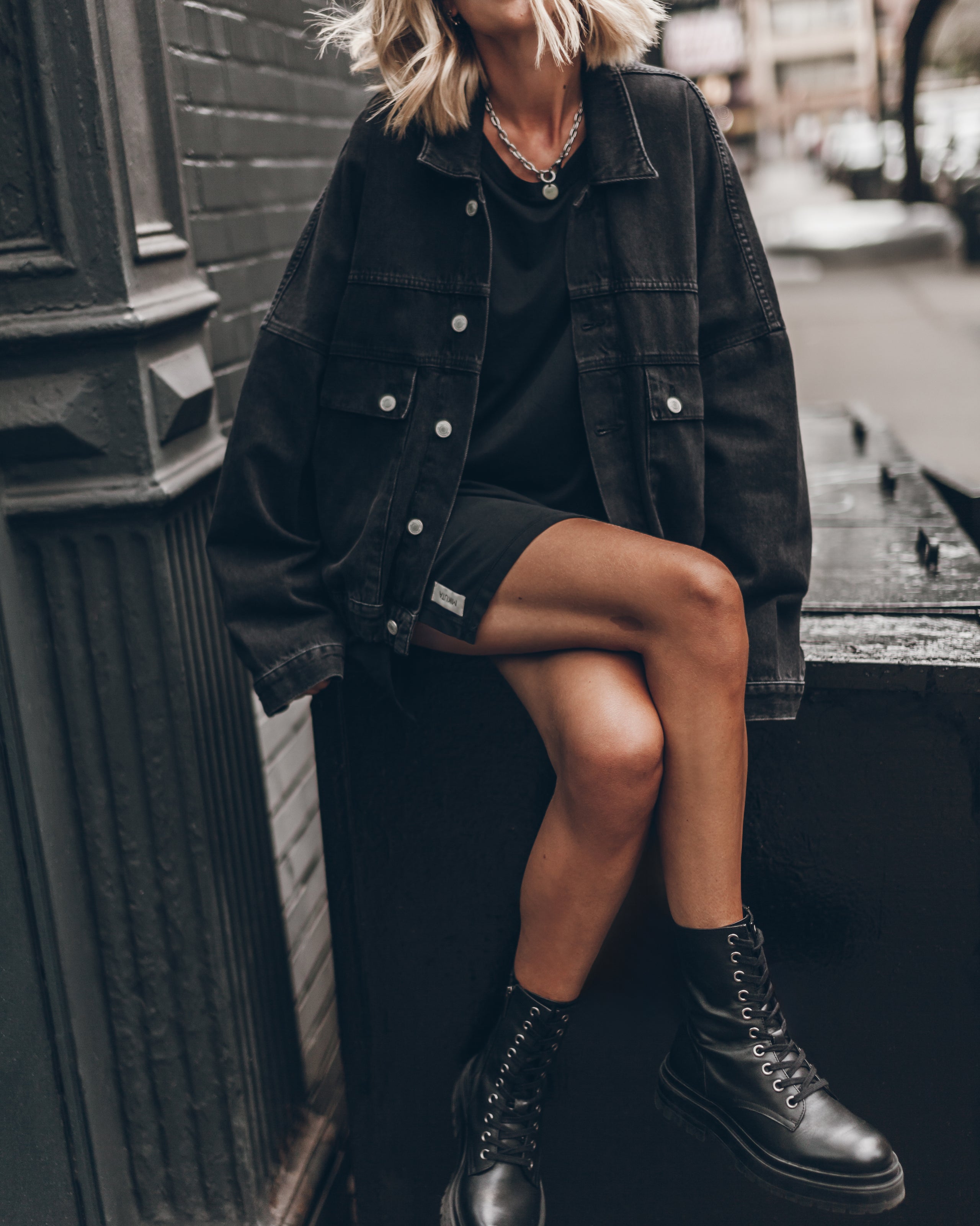 The Black Denim Jacket