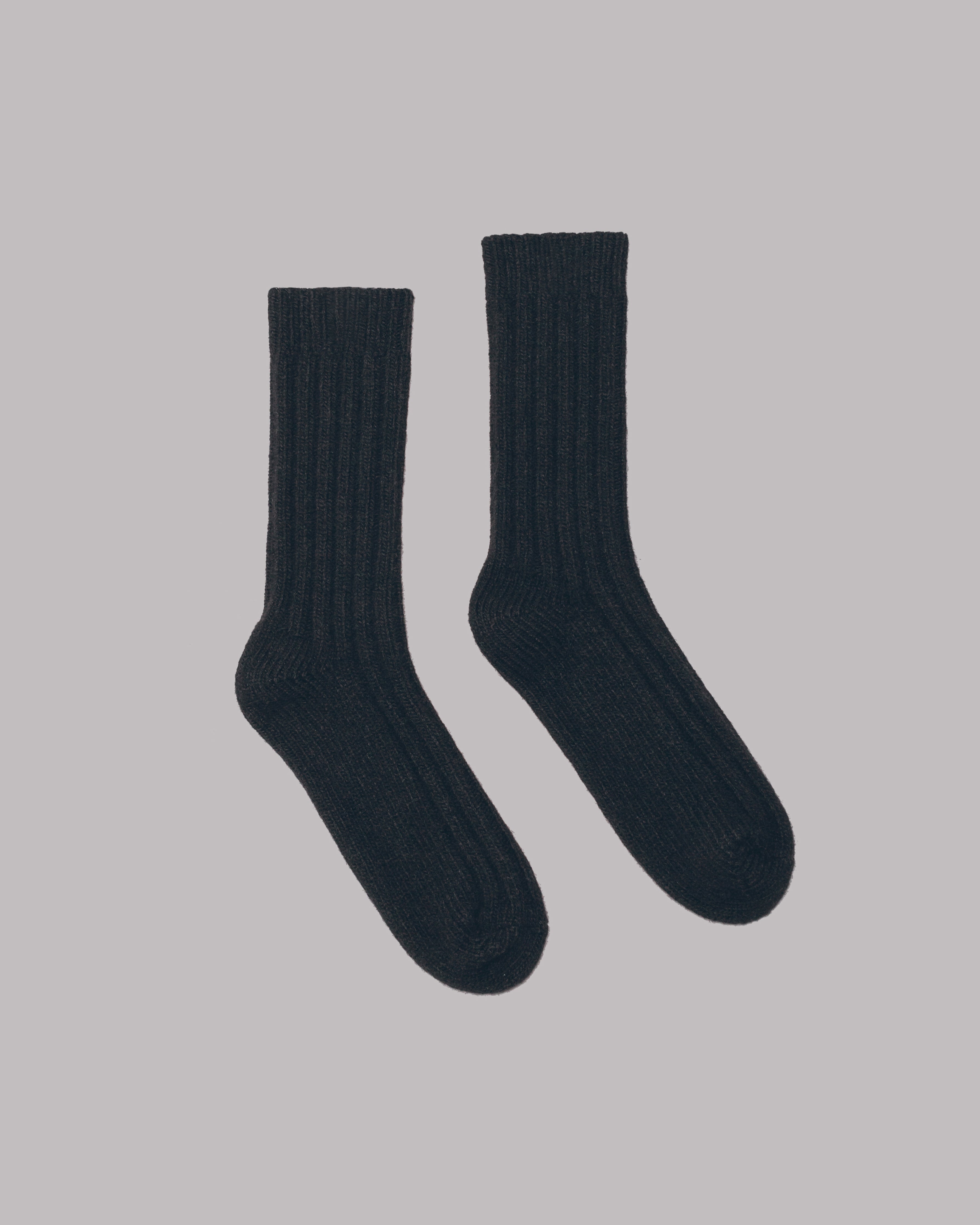 The Black Knitted Socks