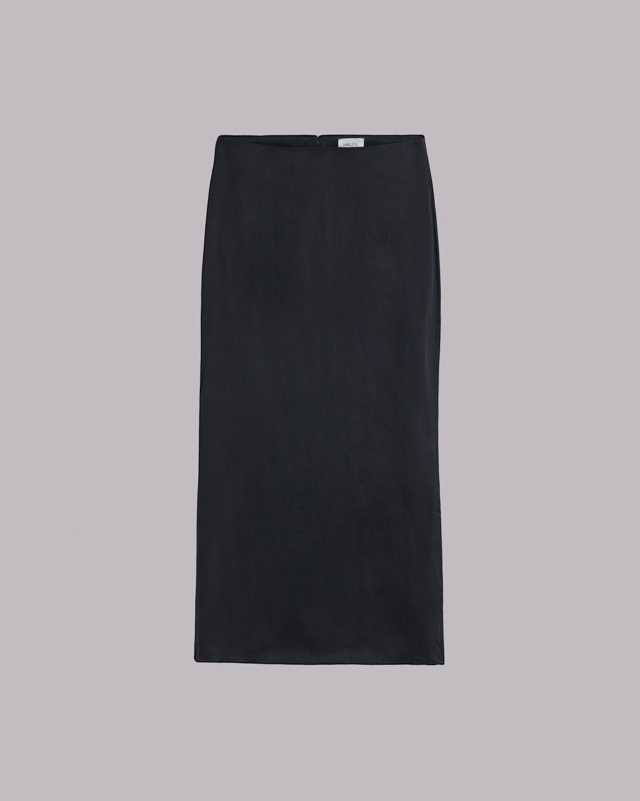 The Black Long Lyocell Skirt