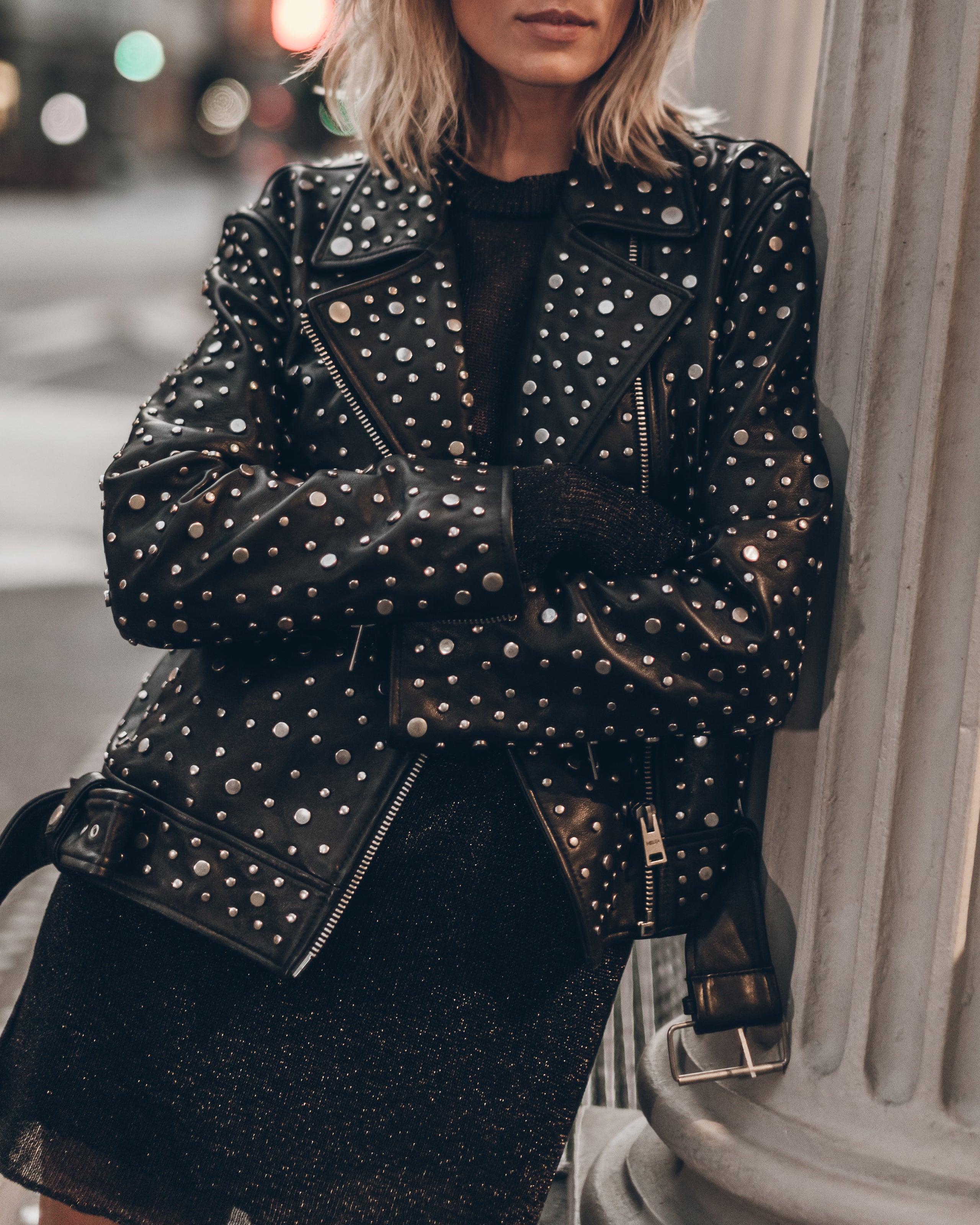 The Studded Leather Jacket