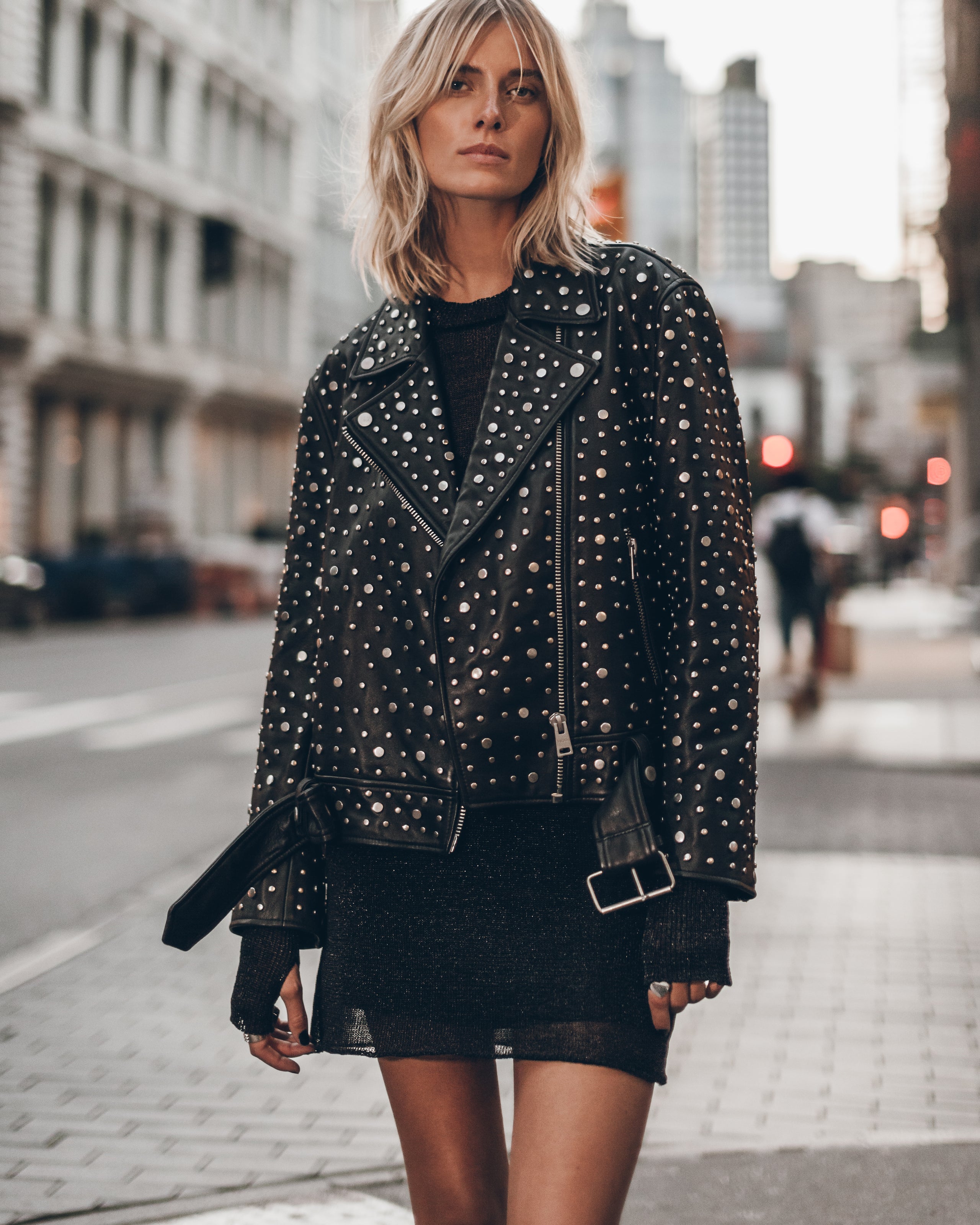 The Studded Leather Jacket