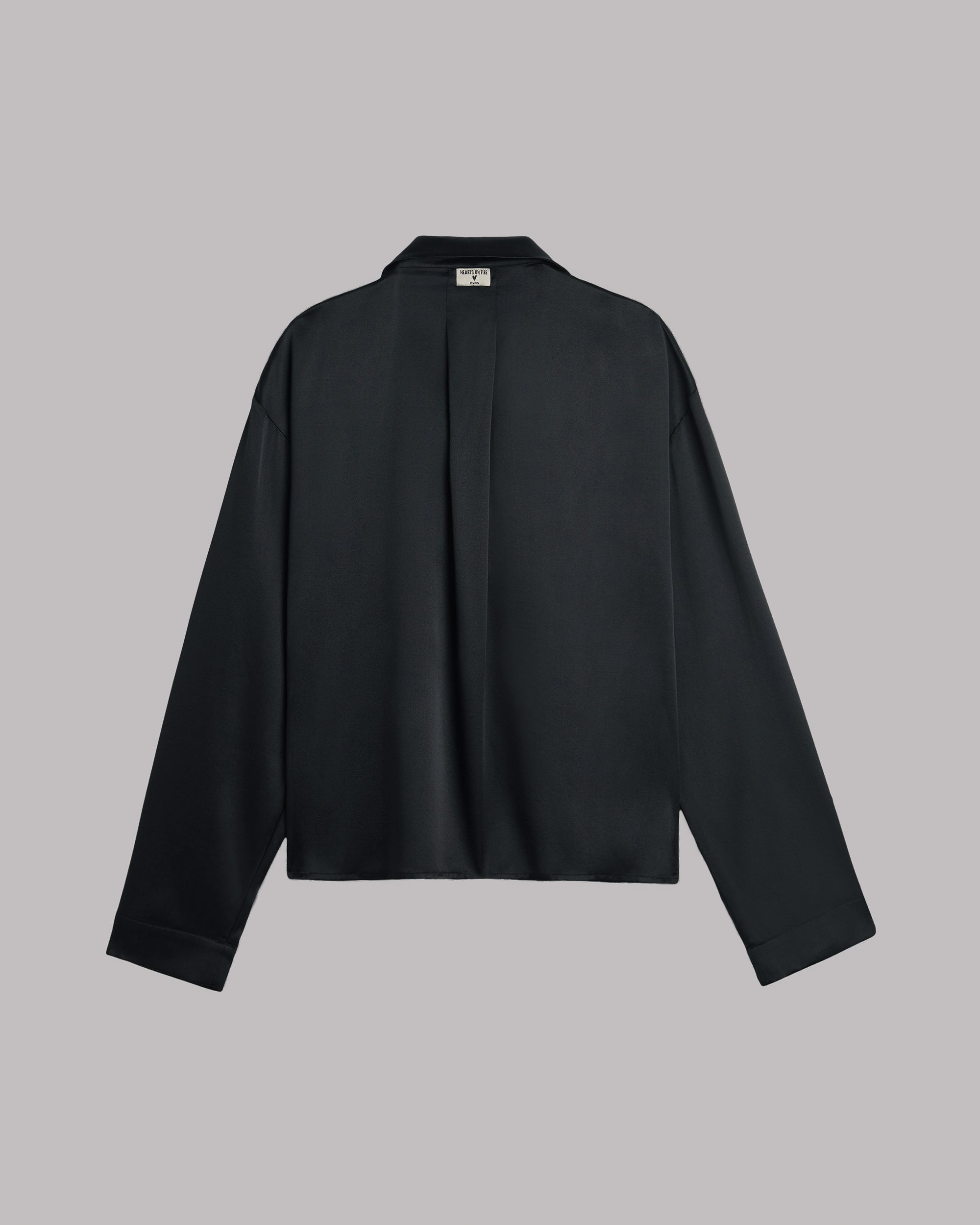 The Black Silk Shirt