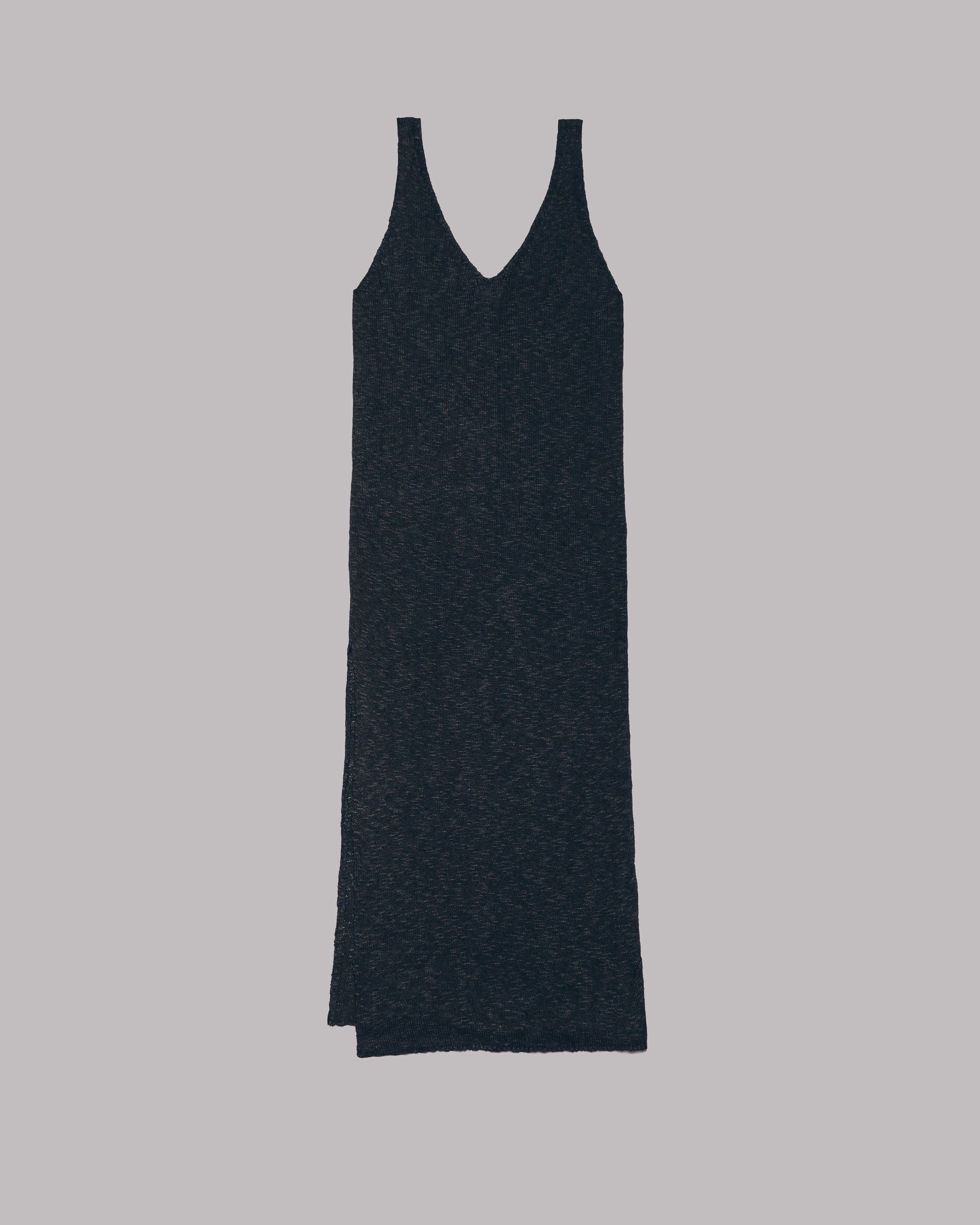 The Black Thin Knit Dress