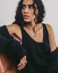 The Black Thin Knit Dress