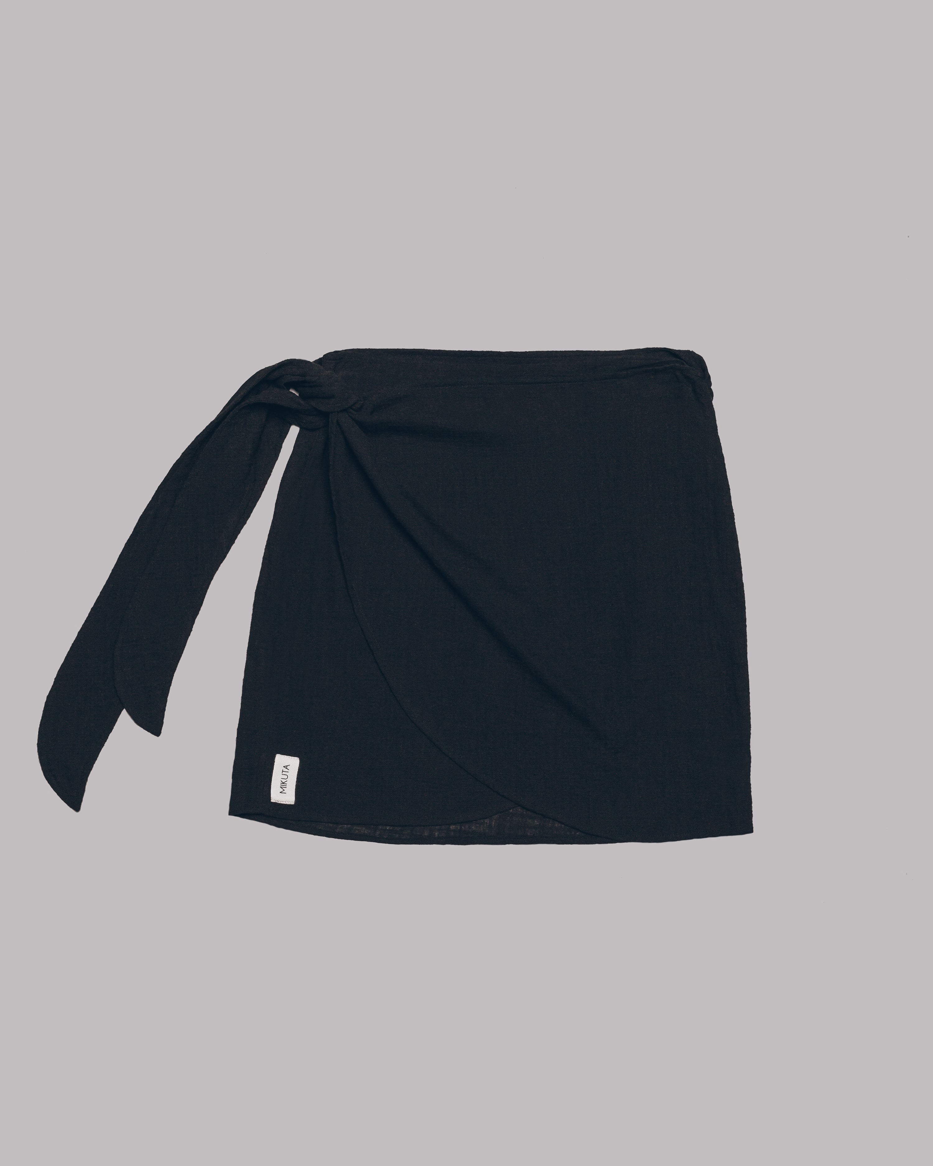 The Black Wrap Skirt