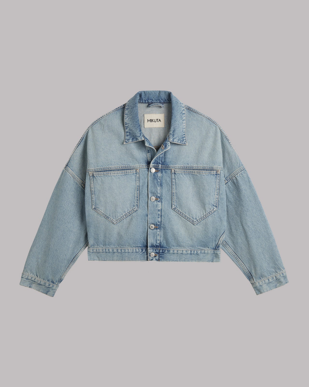 The Blue Cropped Denim Jacket