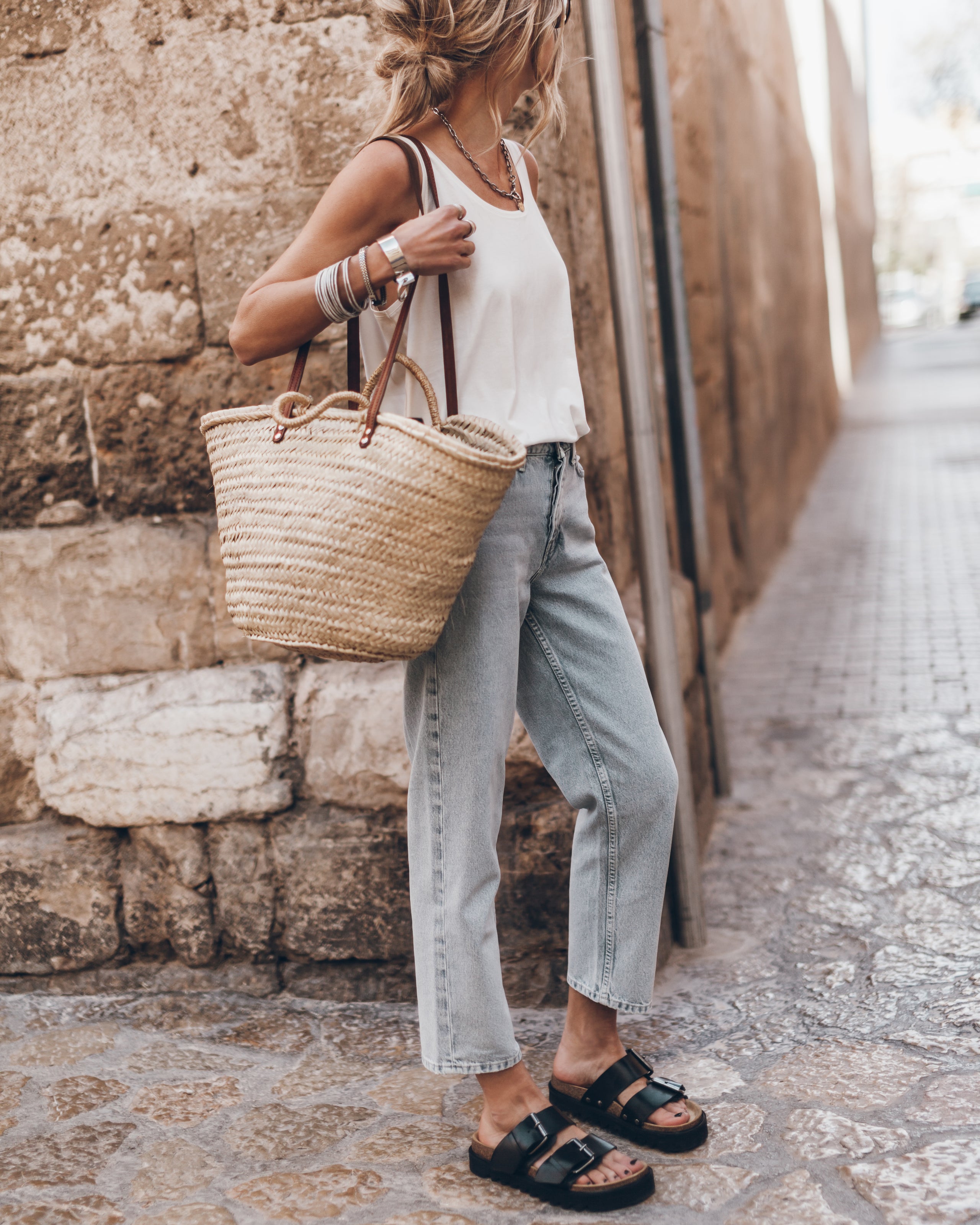 The White Base Tank Top