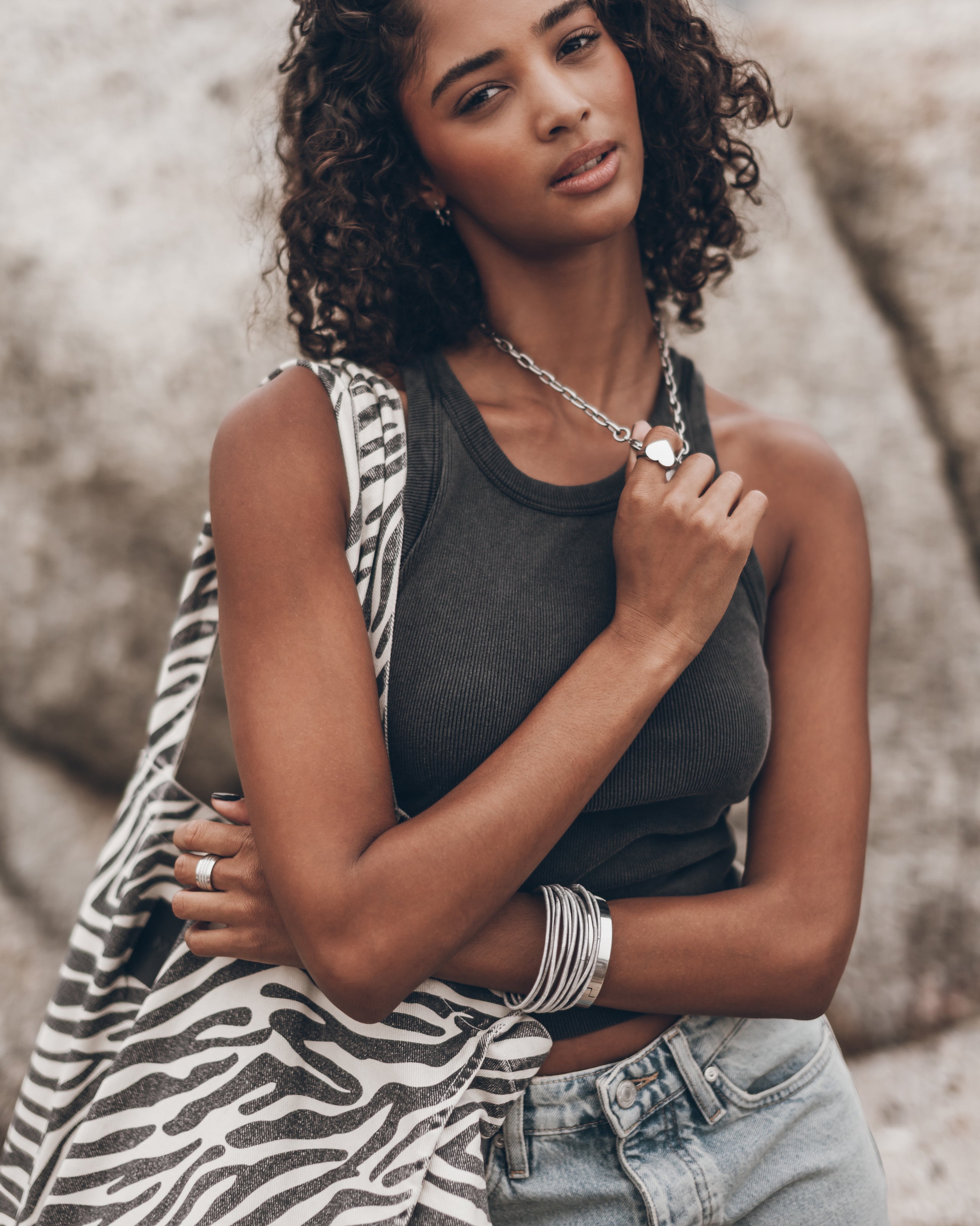 The Dark Faded Standard Tank Top