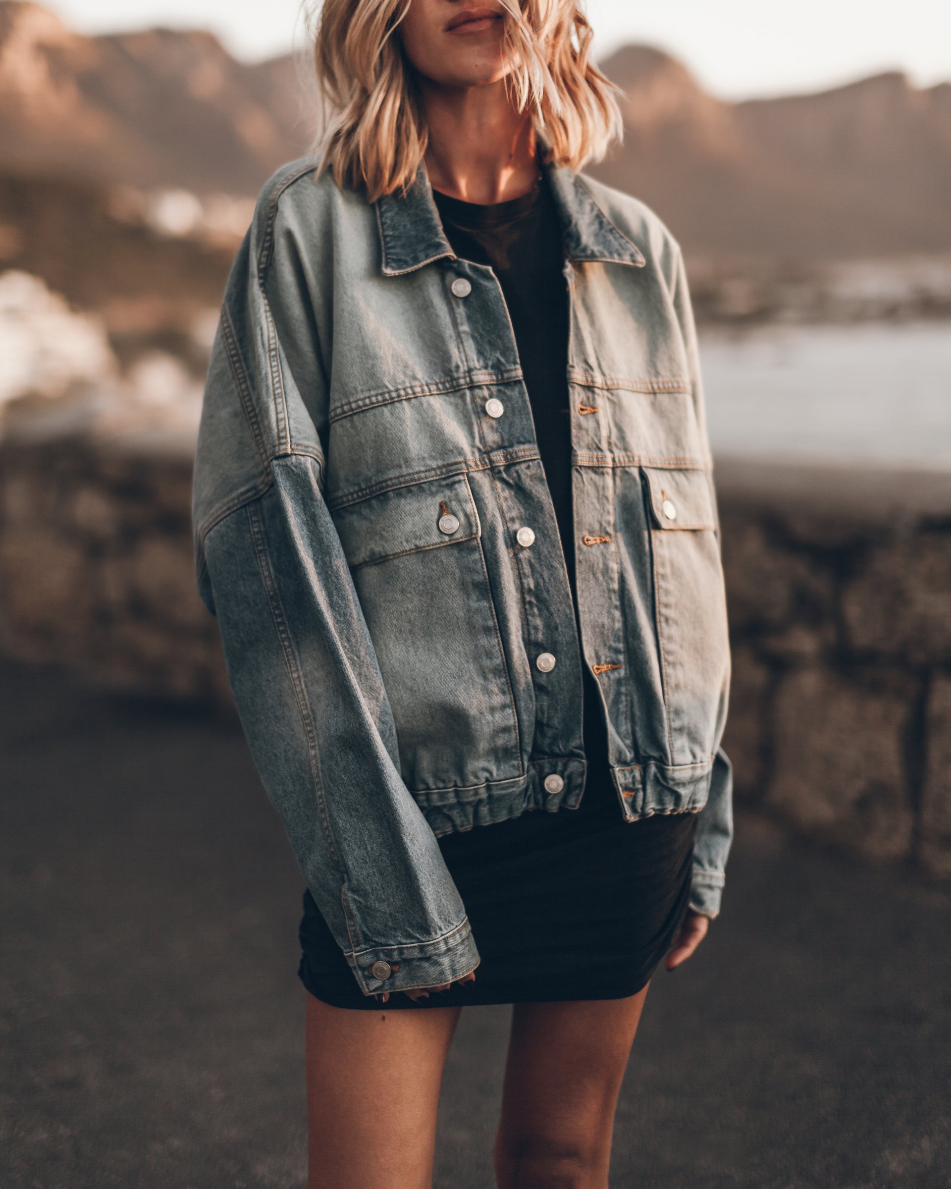 Denim Jacket Half Jackets For Dresses MIKUTA The Blue Denim Jacket