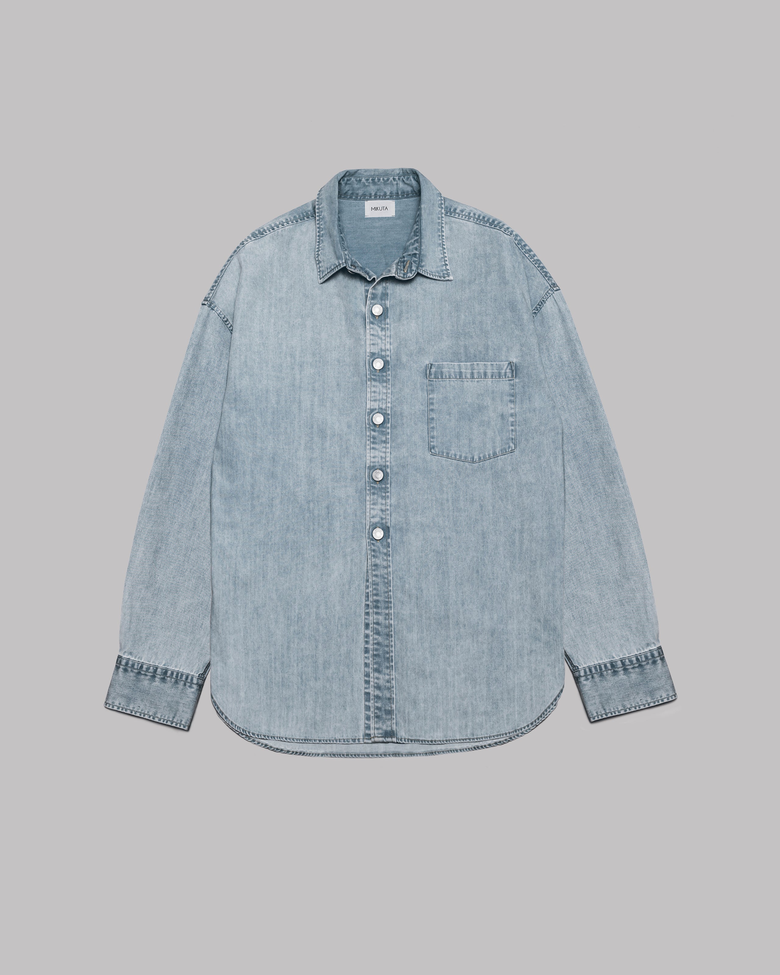 The Blue Loose Denim Shirt