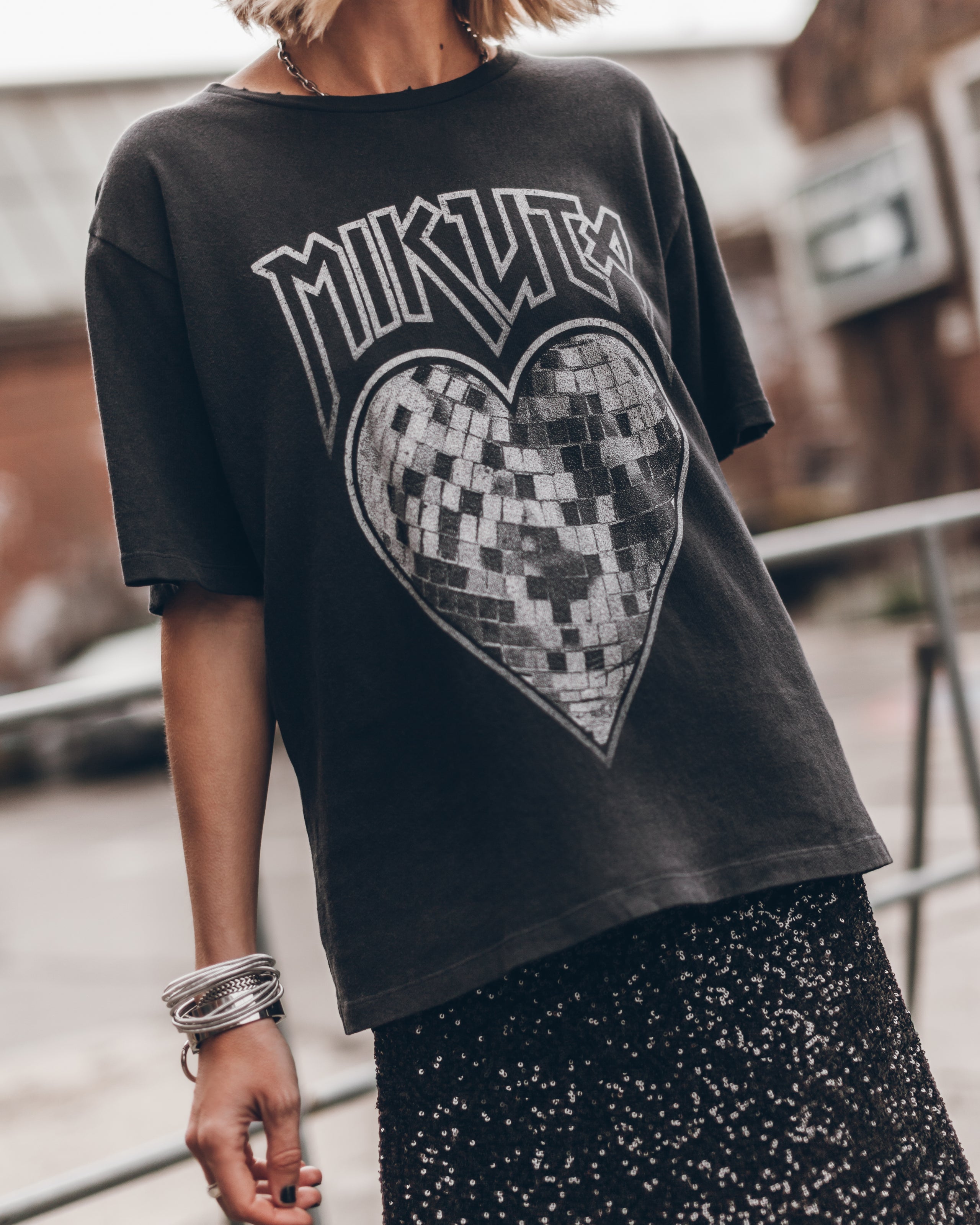 The Dark Disco Heart Vintage T-Shirt