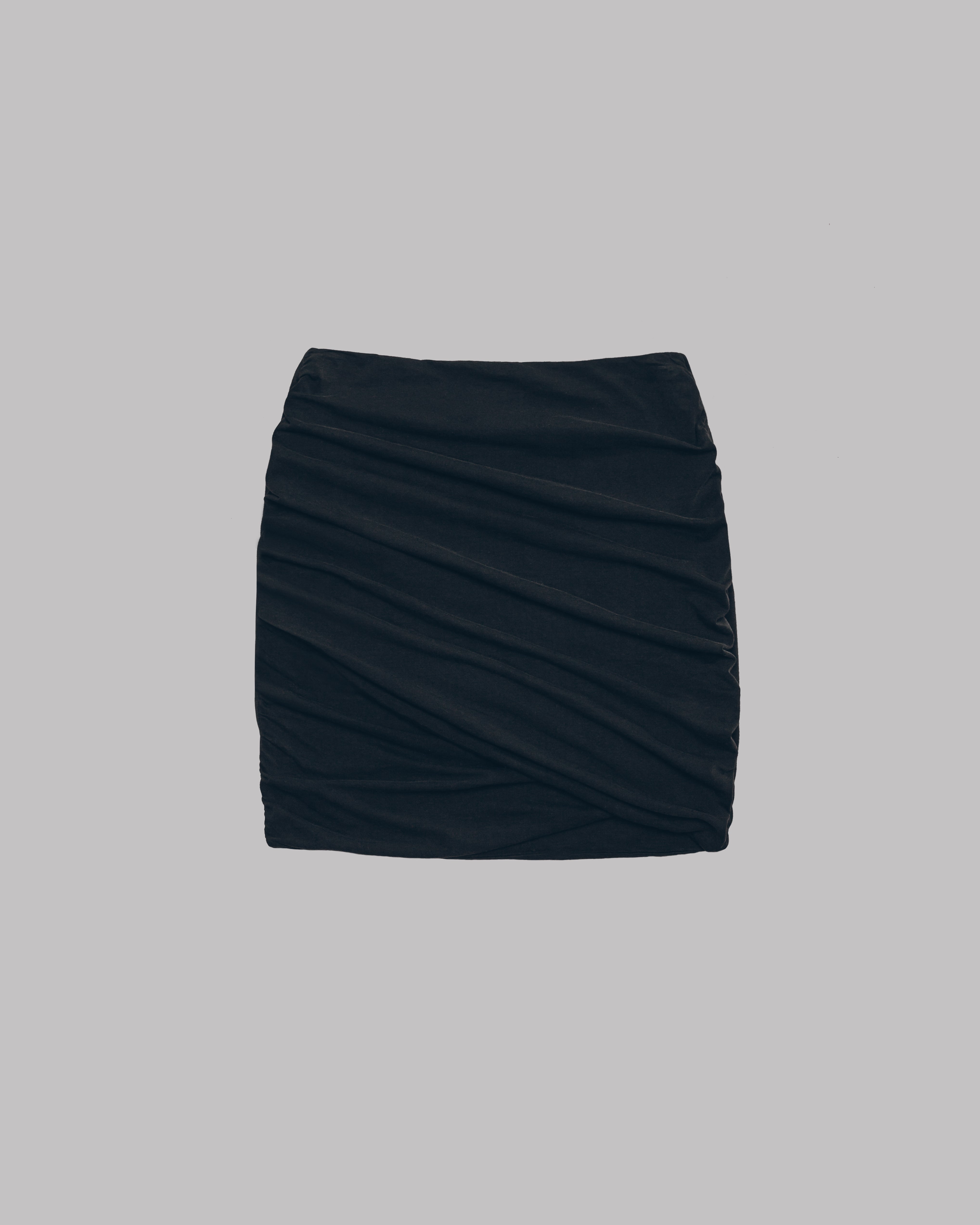 The Dark Draped Skirt