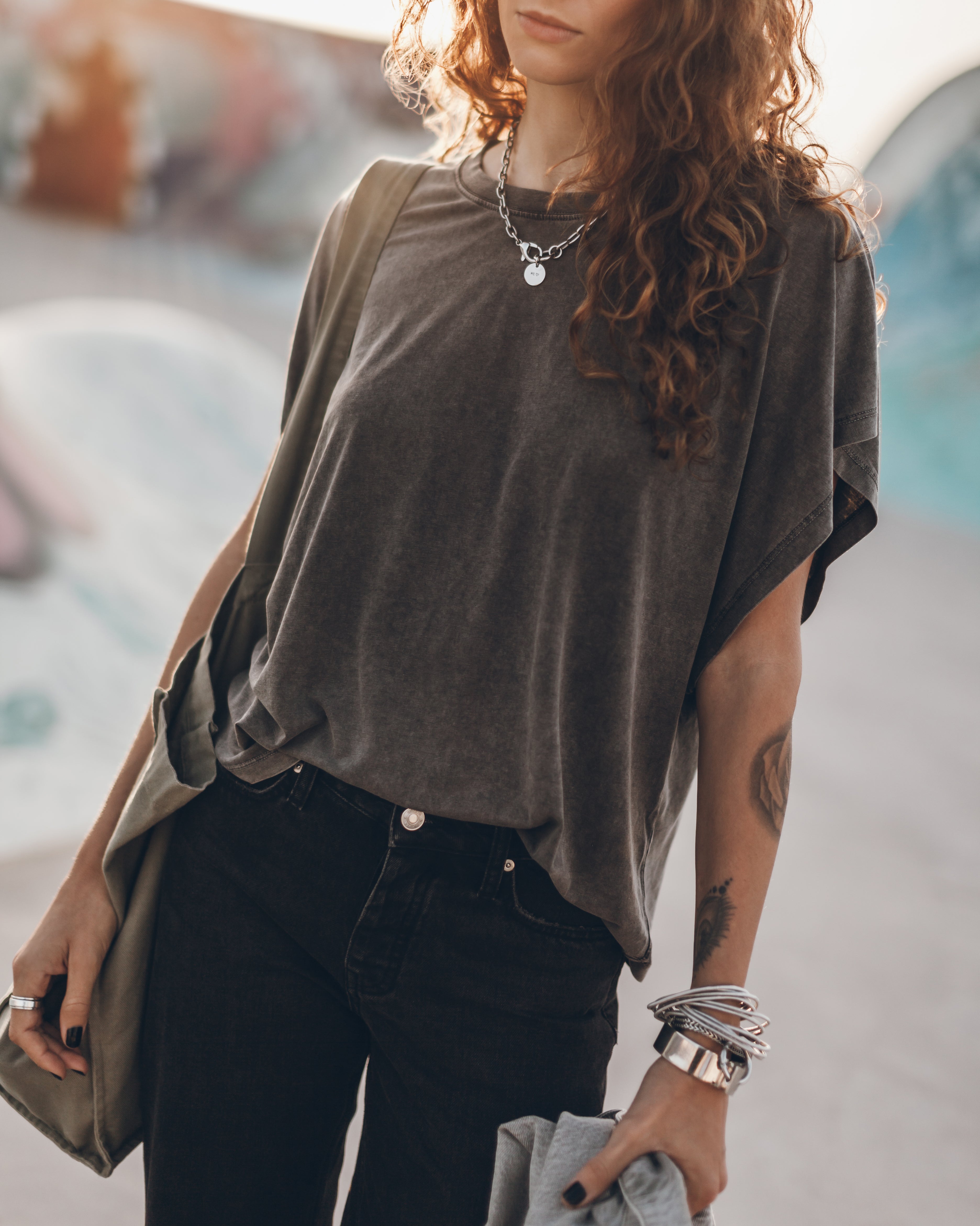 The Dark Faded Batwing T-Shirt