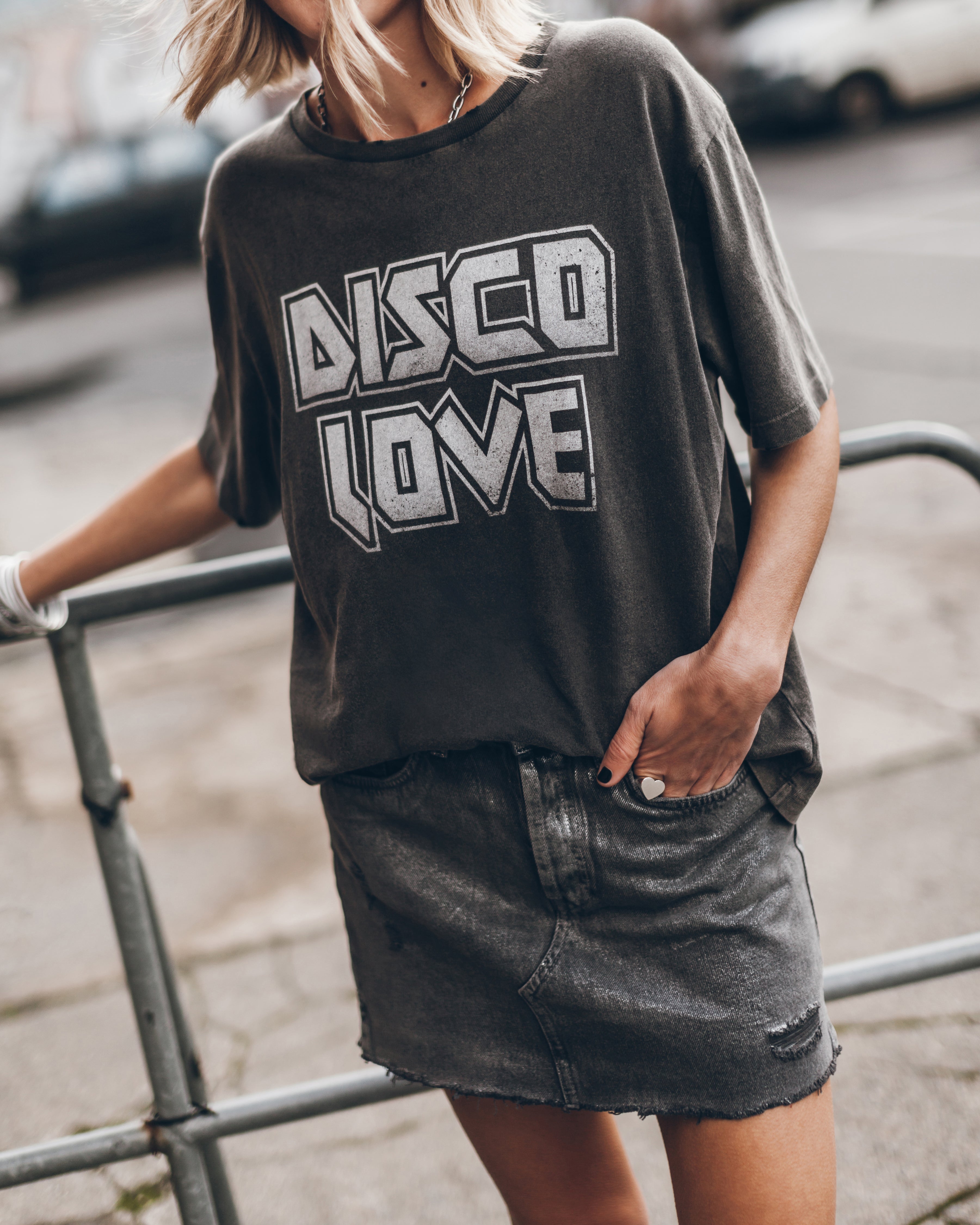 The Dark Faded Disco Love Vintage T-Shirt