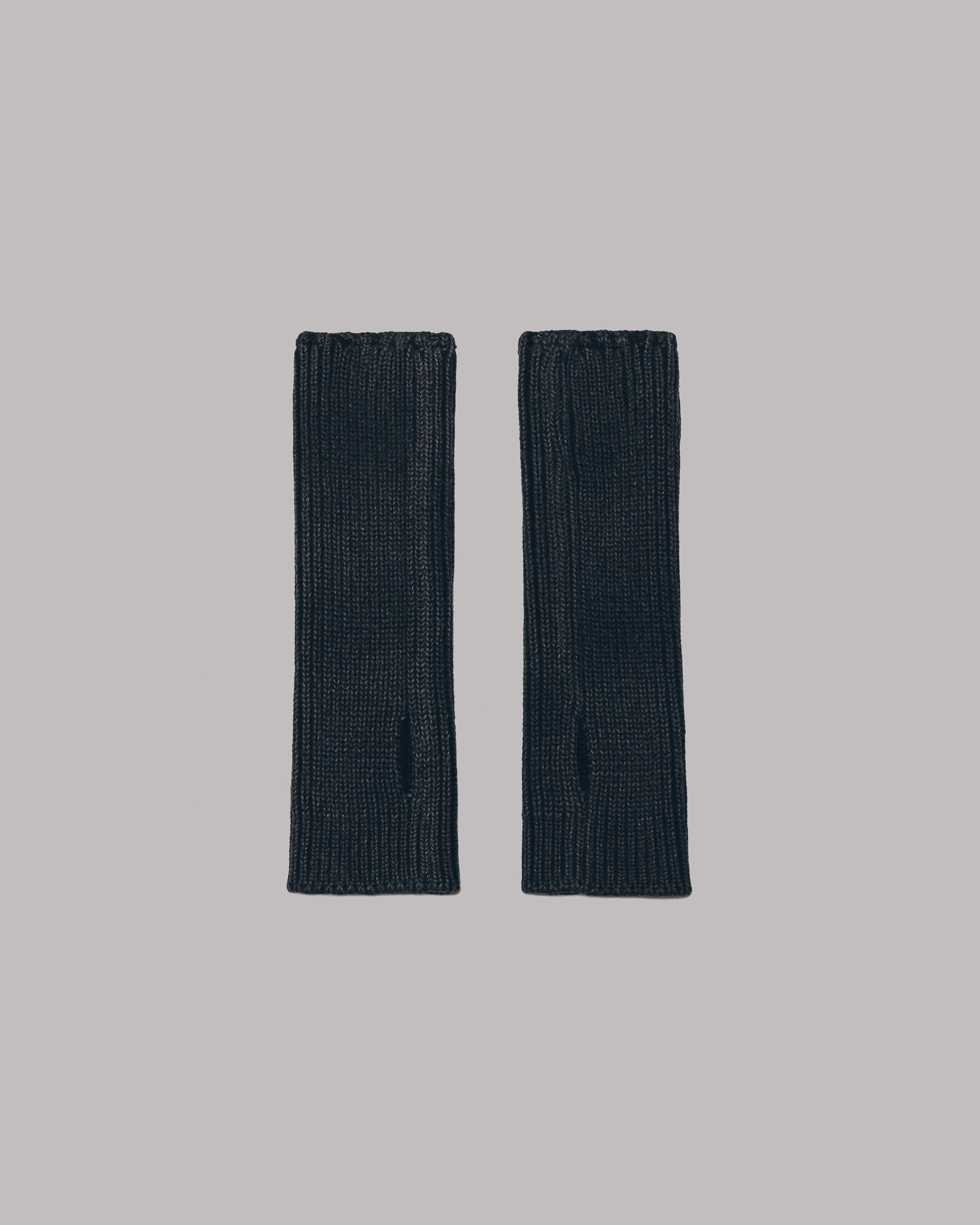 The Dark Faded Knit Gloves