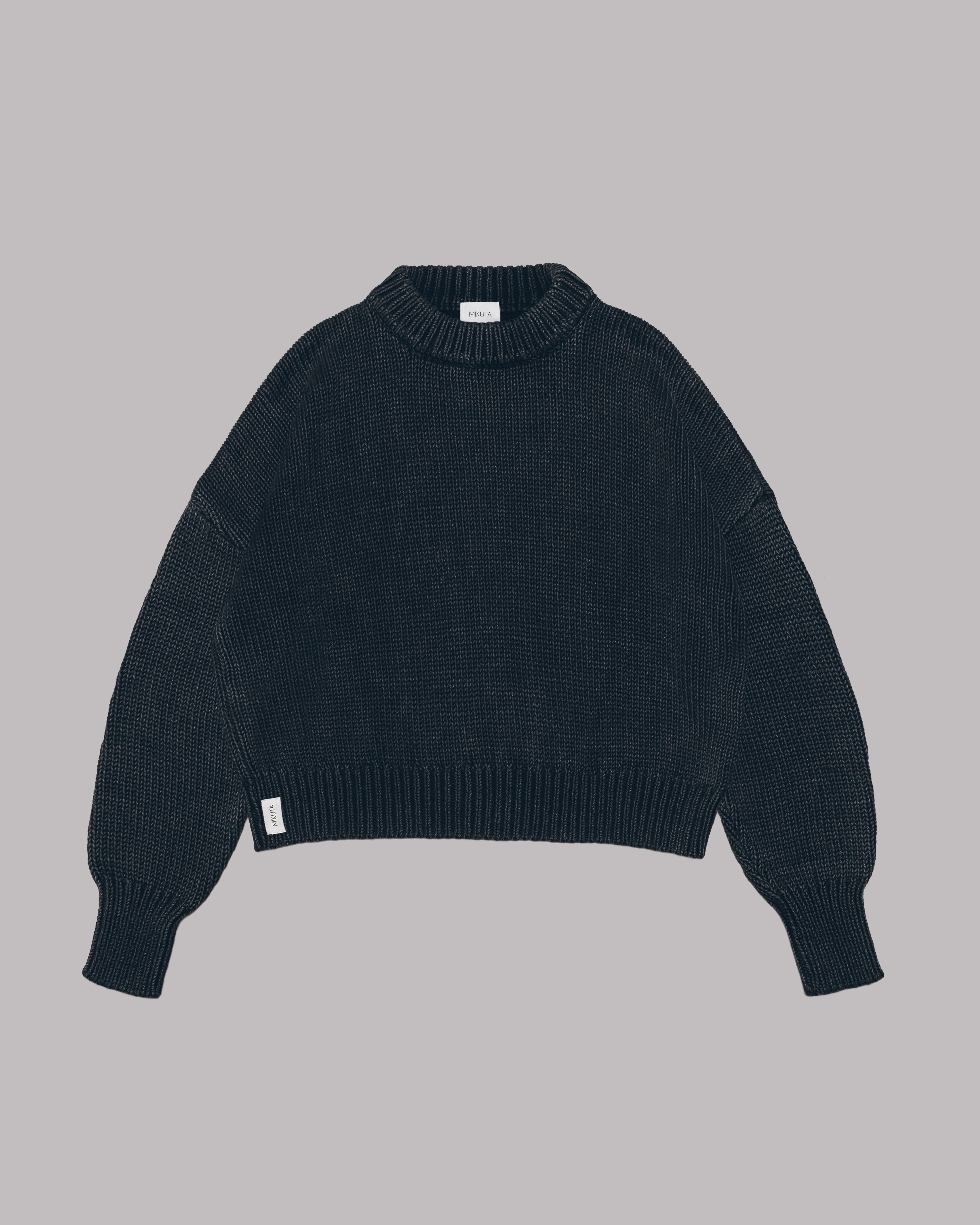 The Dark Faded Knit Sweater