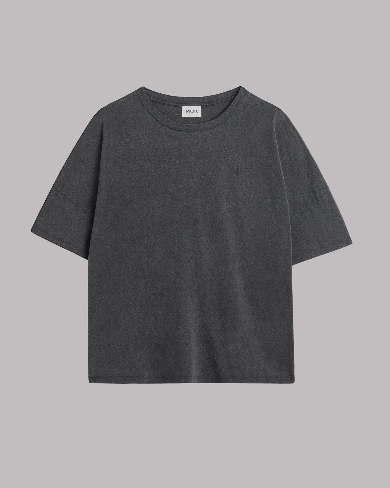 The Dark Faded Long Loose Cotton T-Shirt