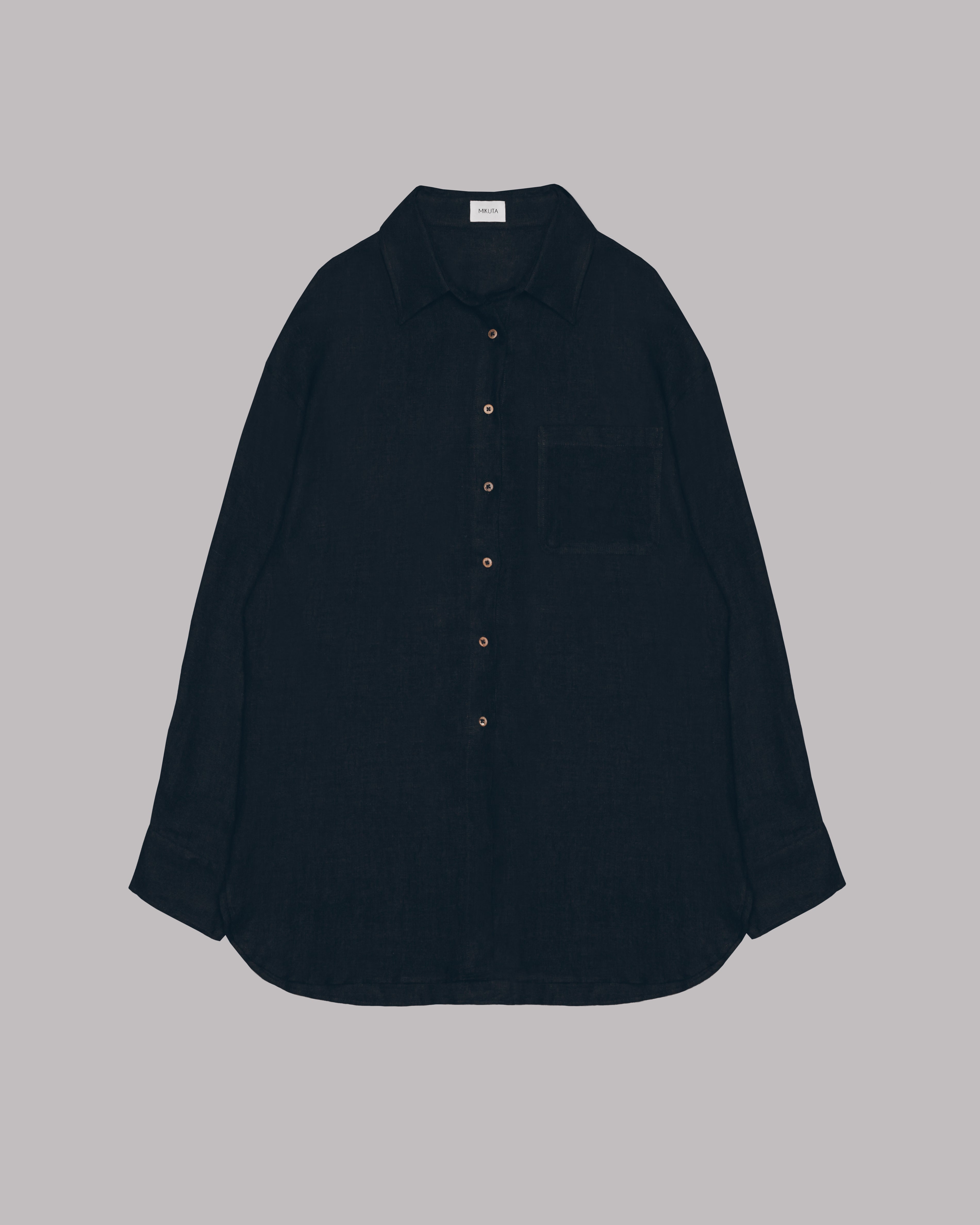 The Black Linen Shirt
