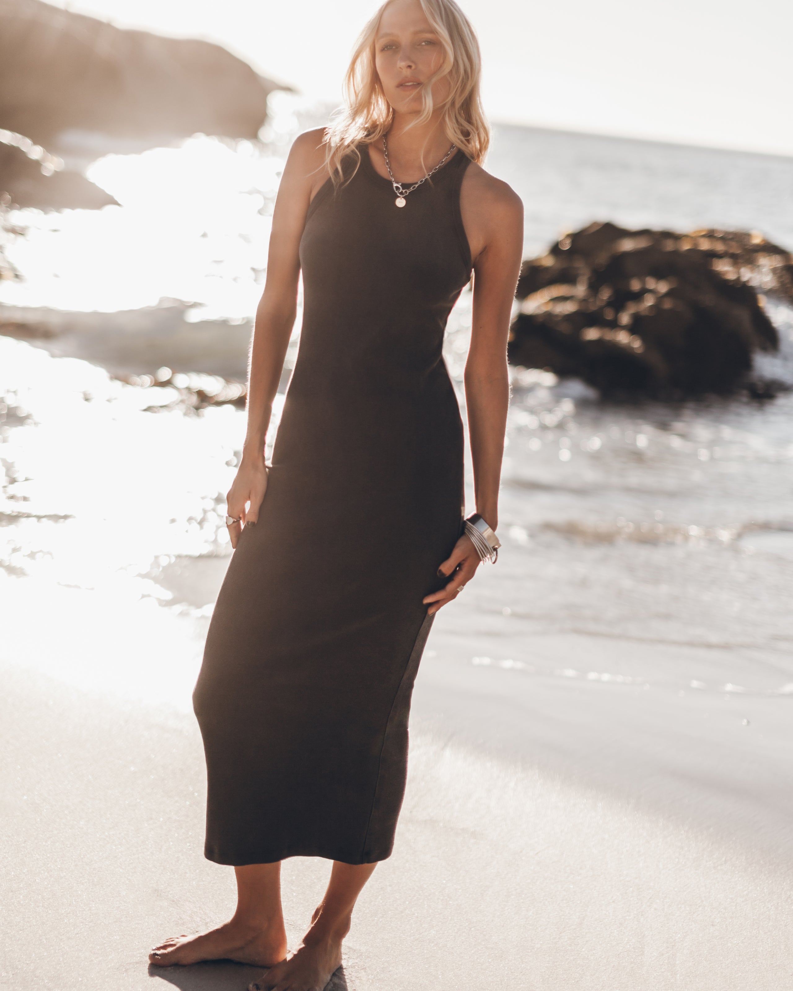 The Dark Long Standard Tank Dress