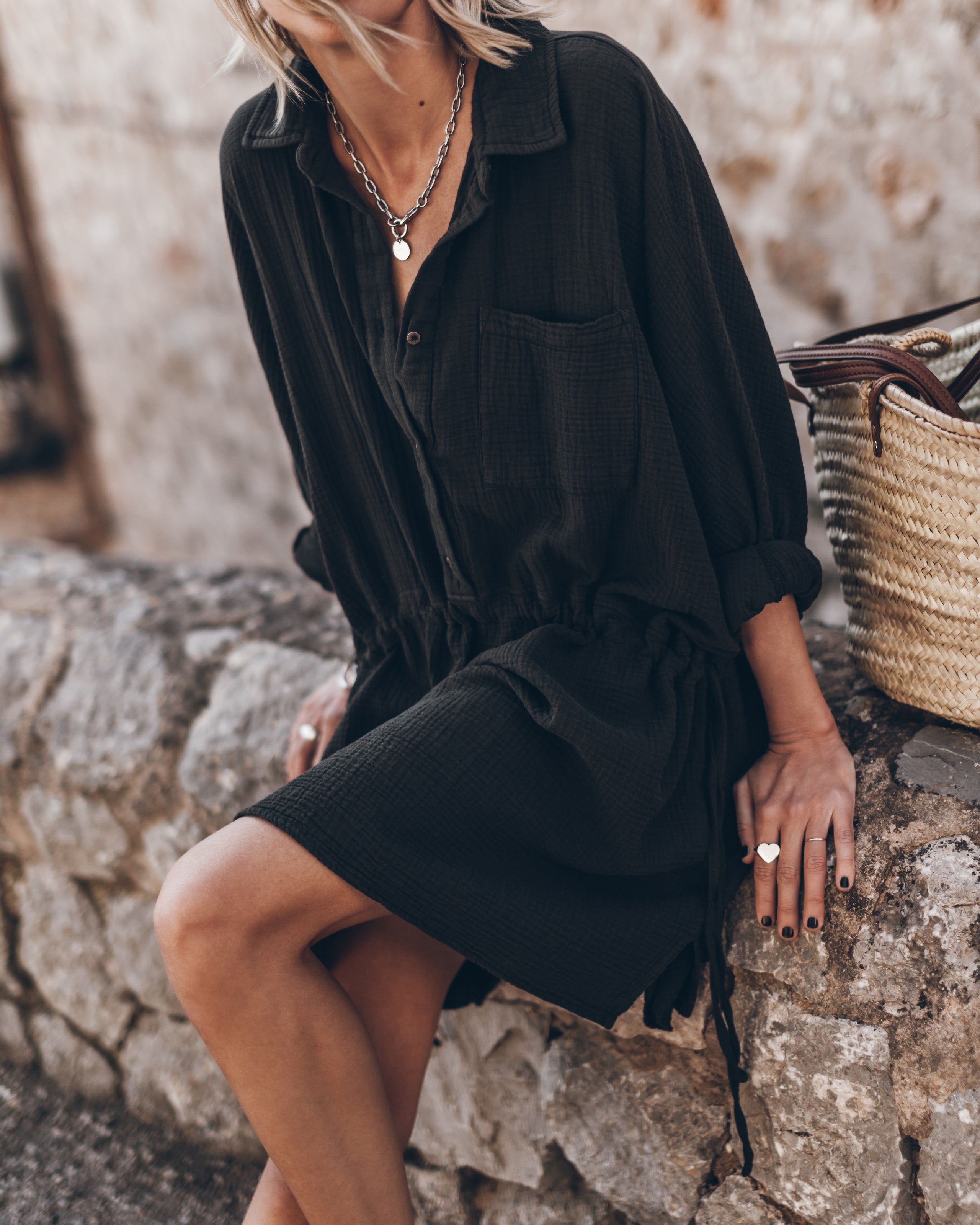 The Black Original Shirt Dress