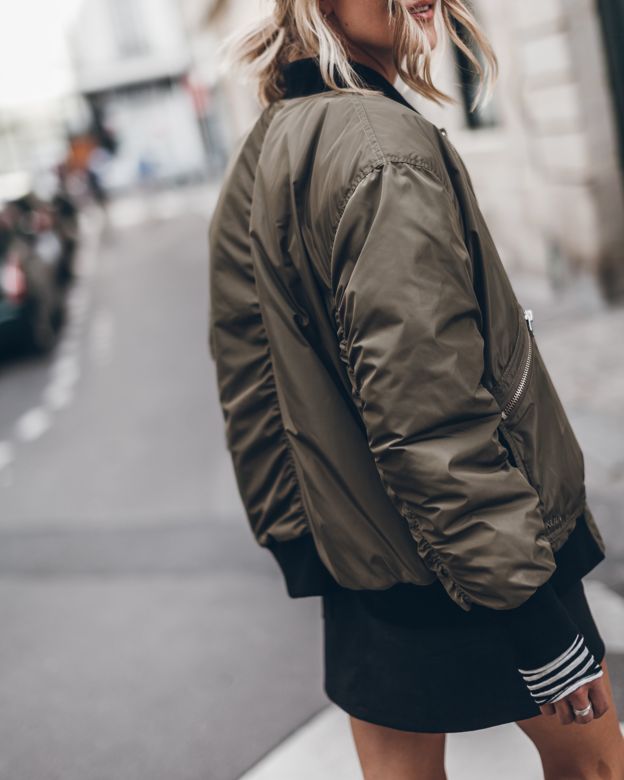 The Green Bomber Jacket