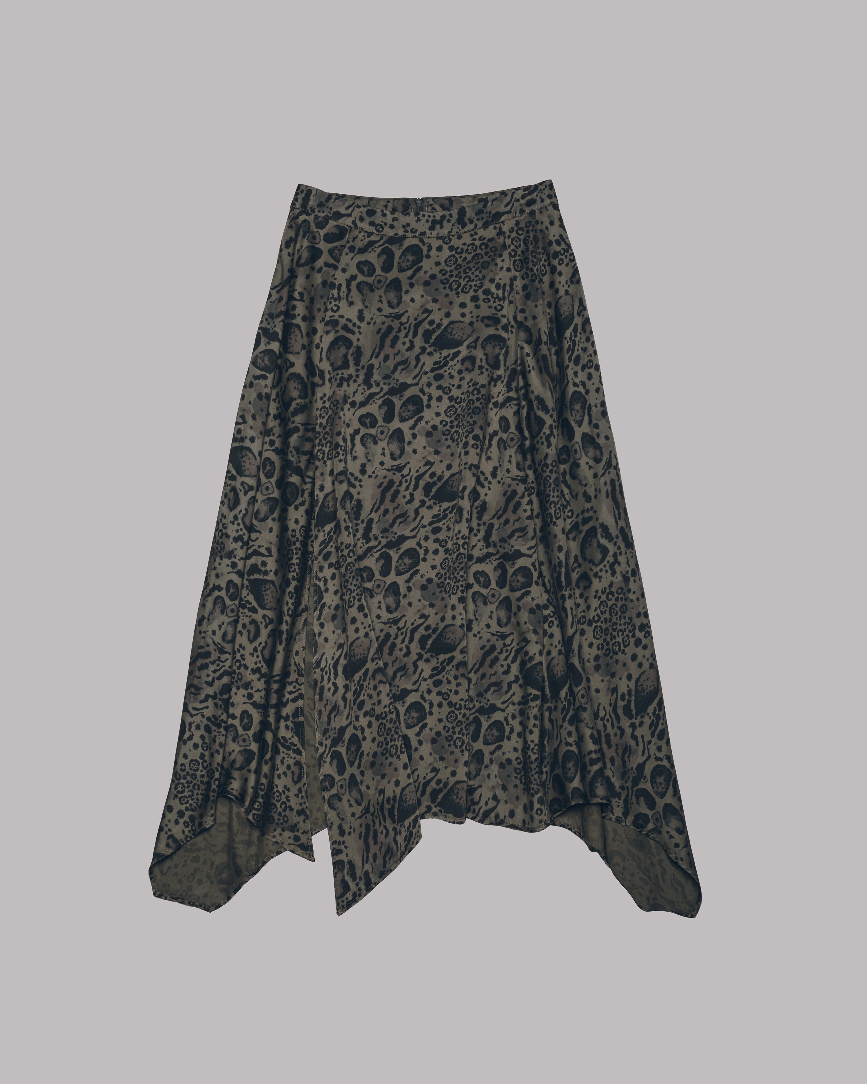 The Printed Green Chill Skirt