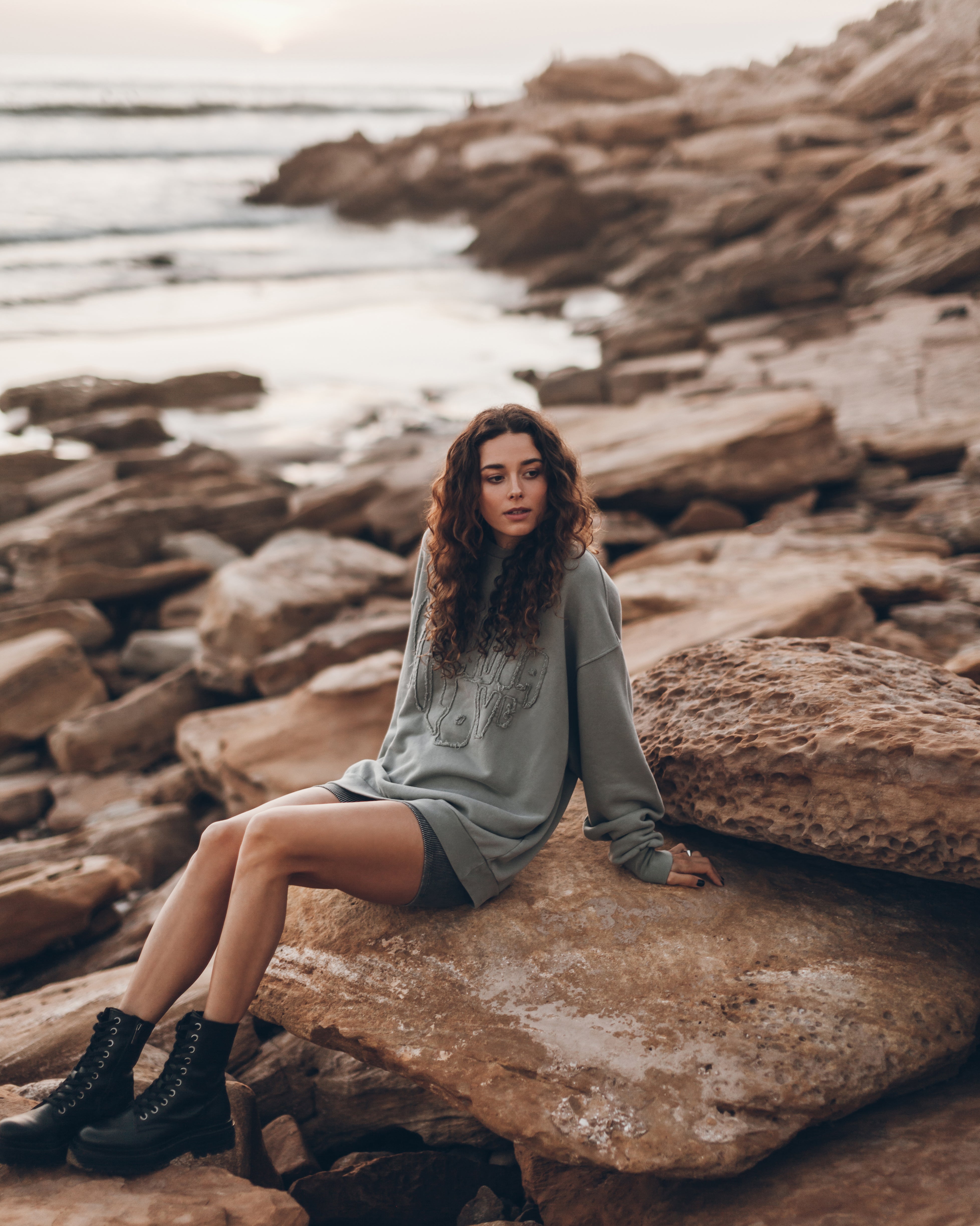 The Green Faded Love Relaxed Sweater