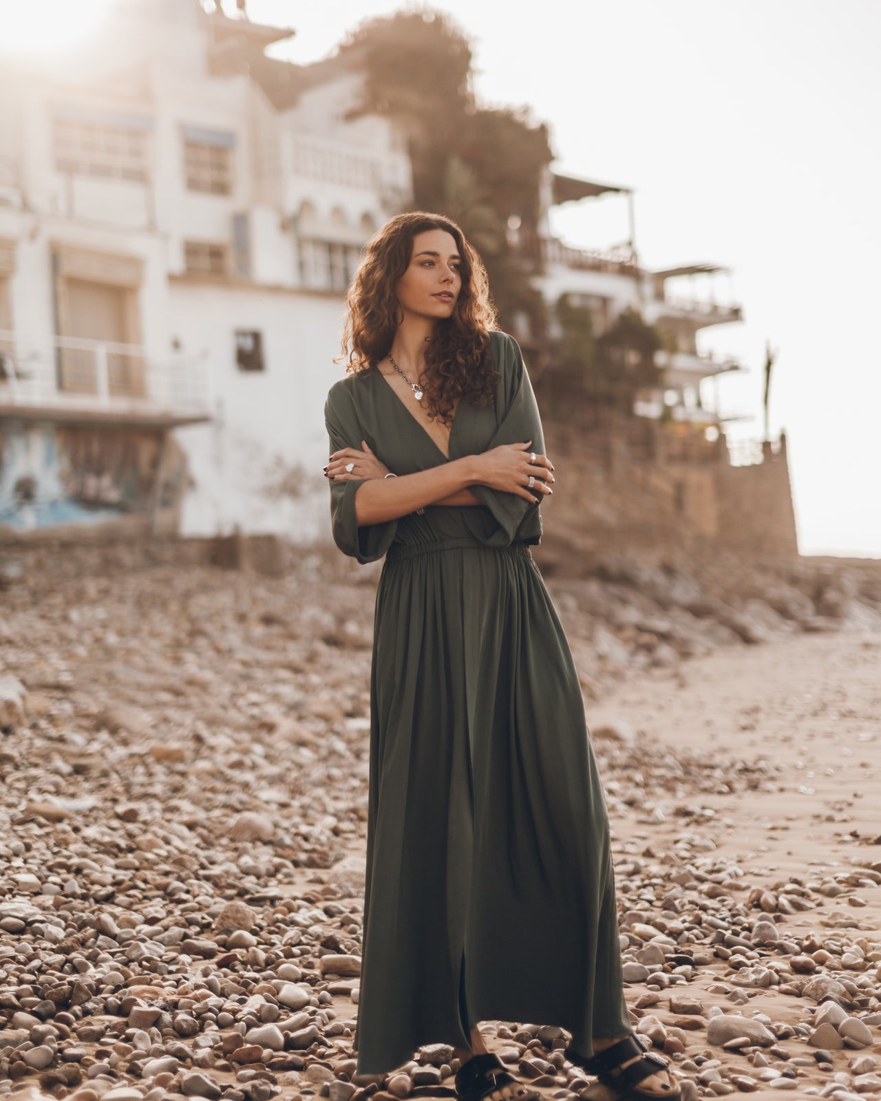 The Green Long Chill Dress