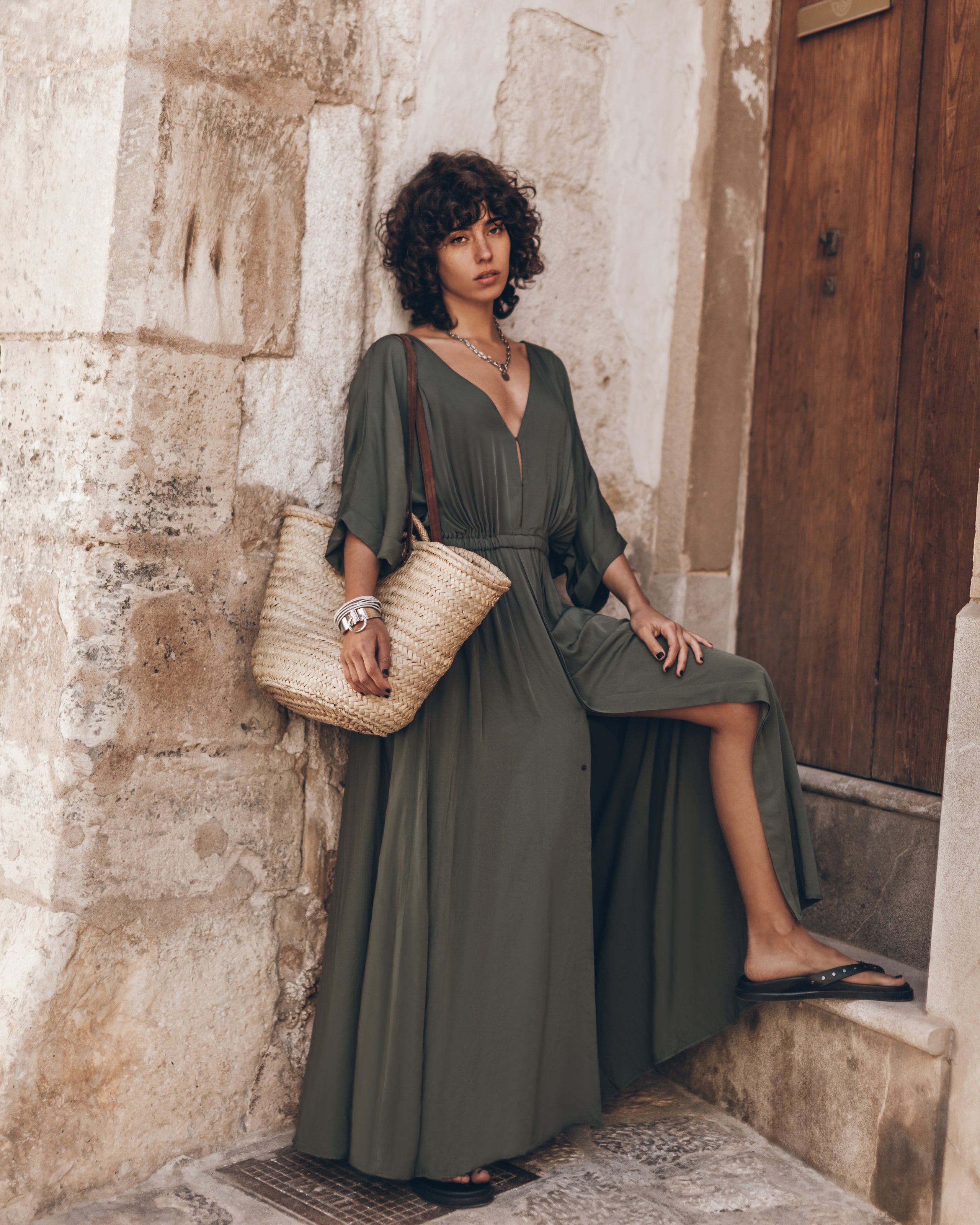 The Green Long Chill Dress