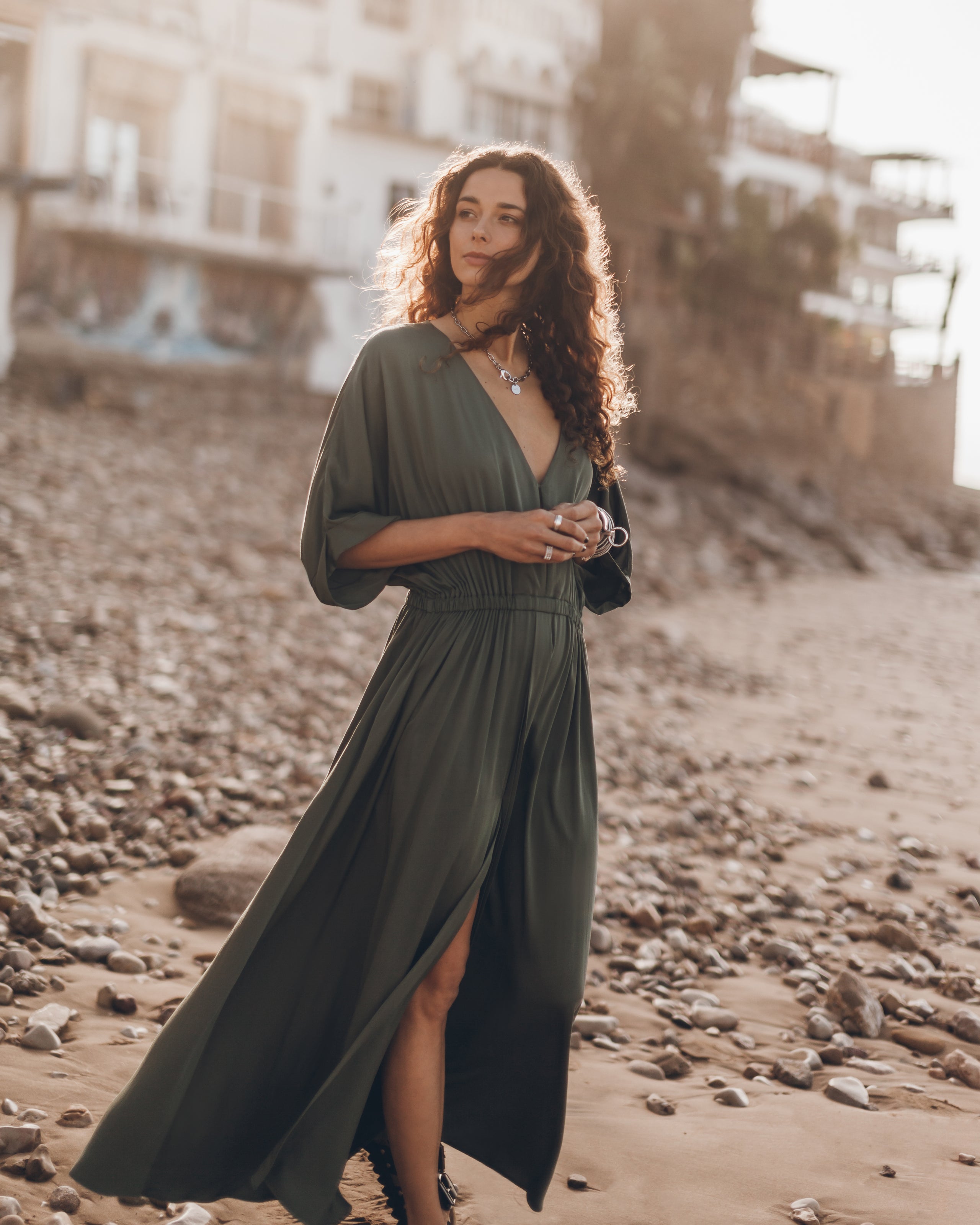 The Green Long Chill Dress