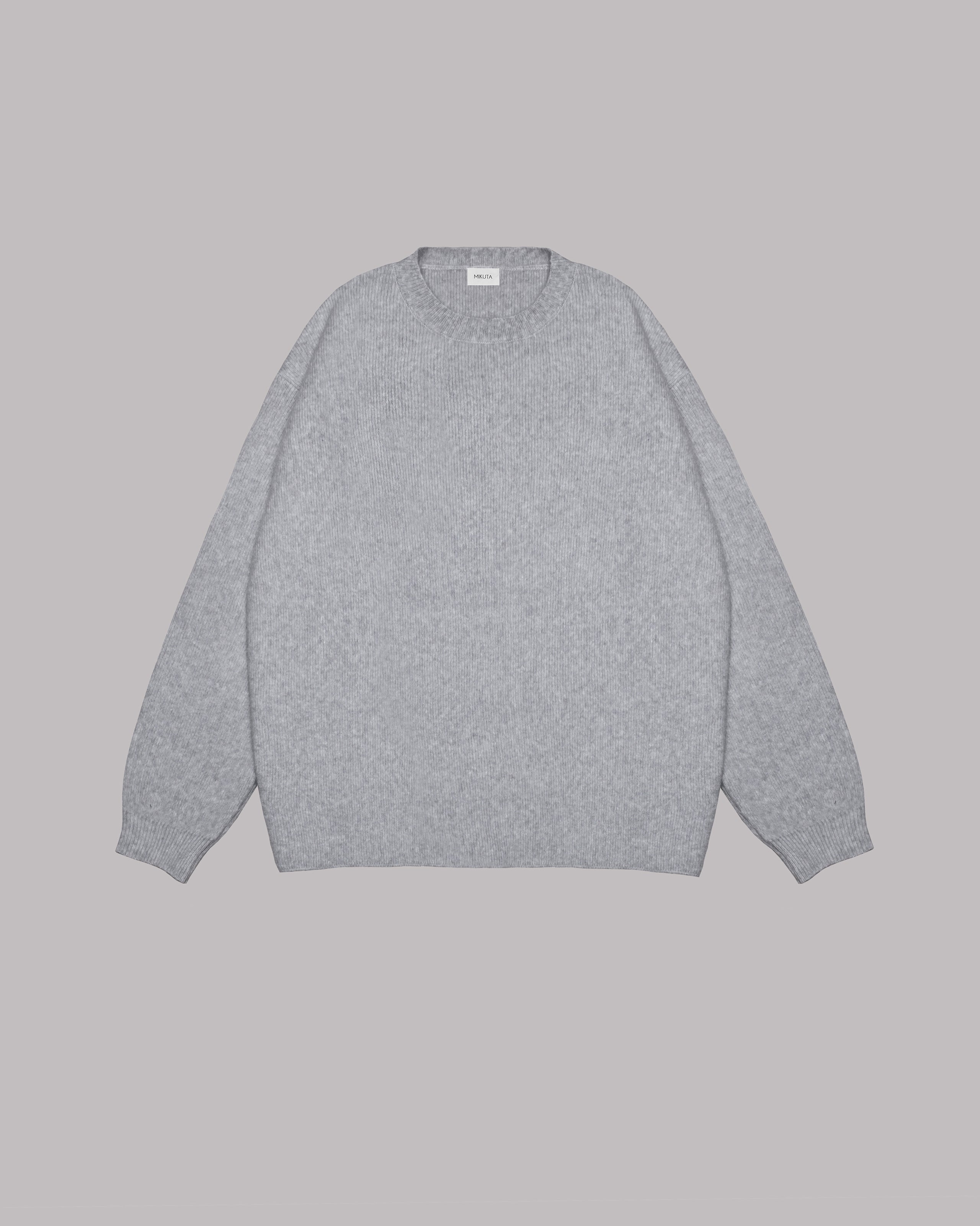 The Grey Oversized Knitted Sweater