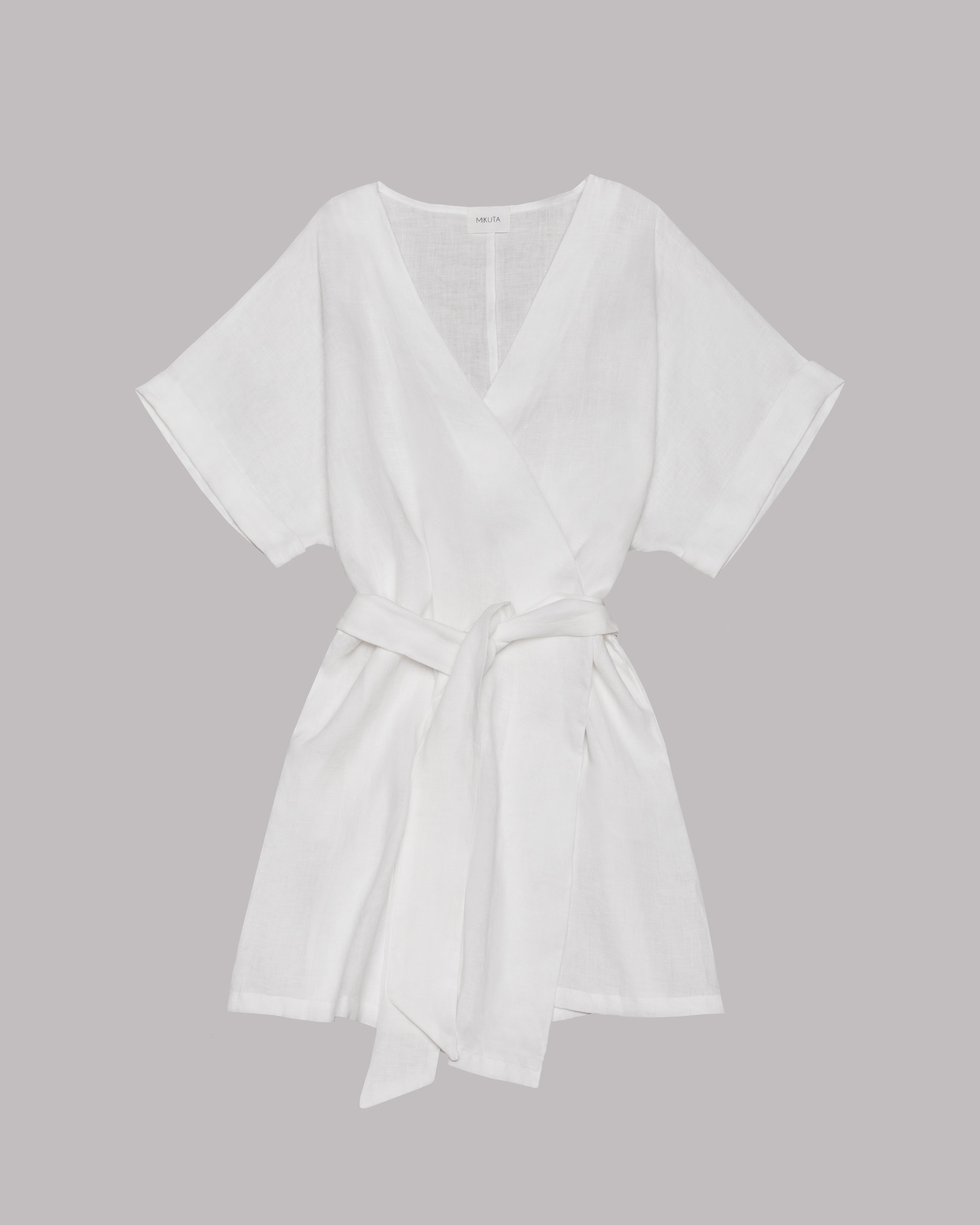 white kimono dress MIKUTA