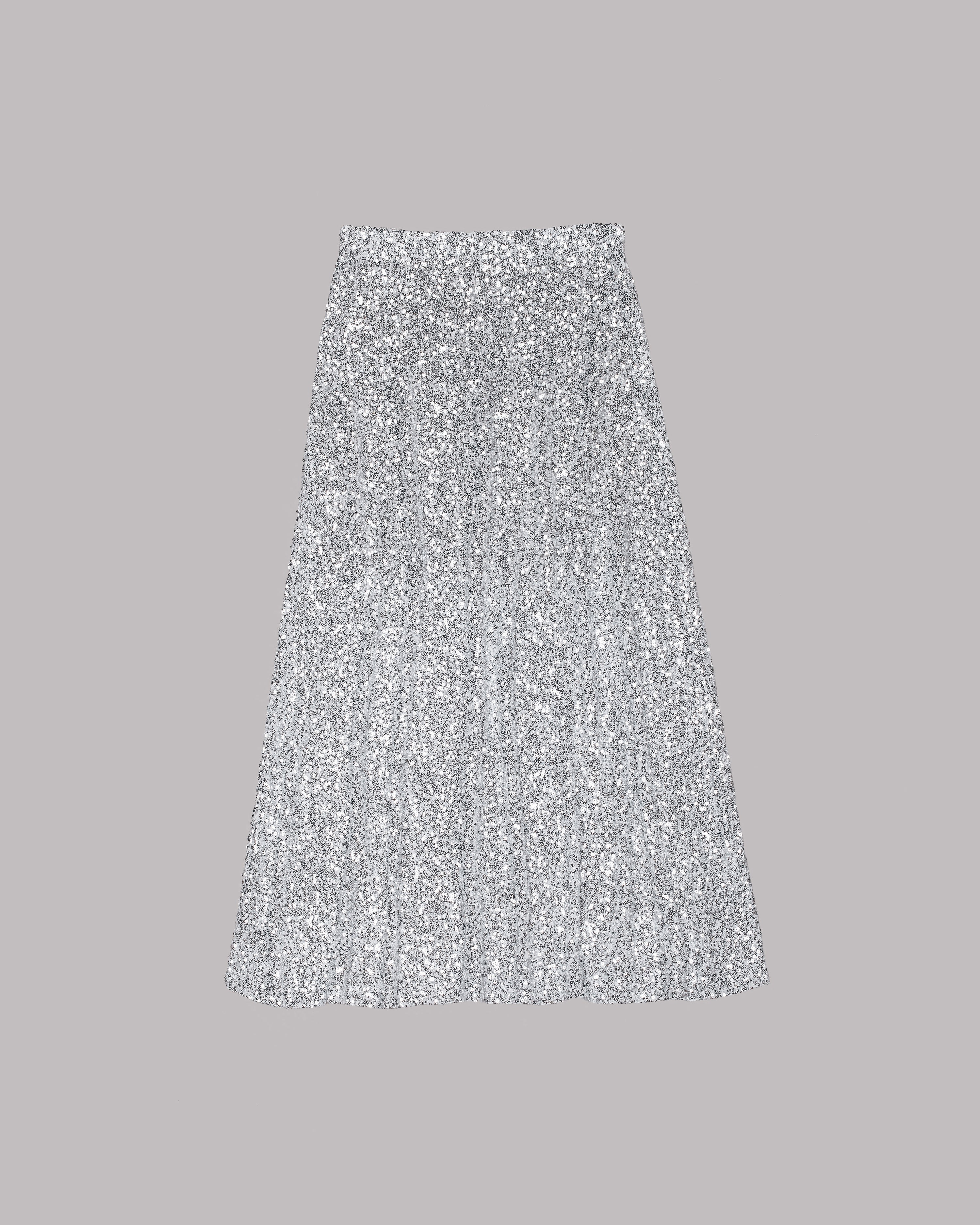 The Light Long Sequin Skirt
