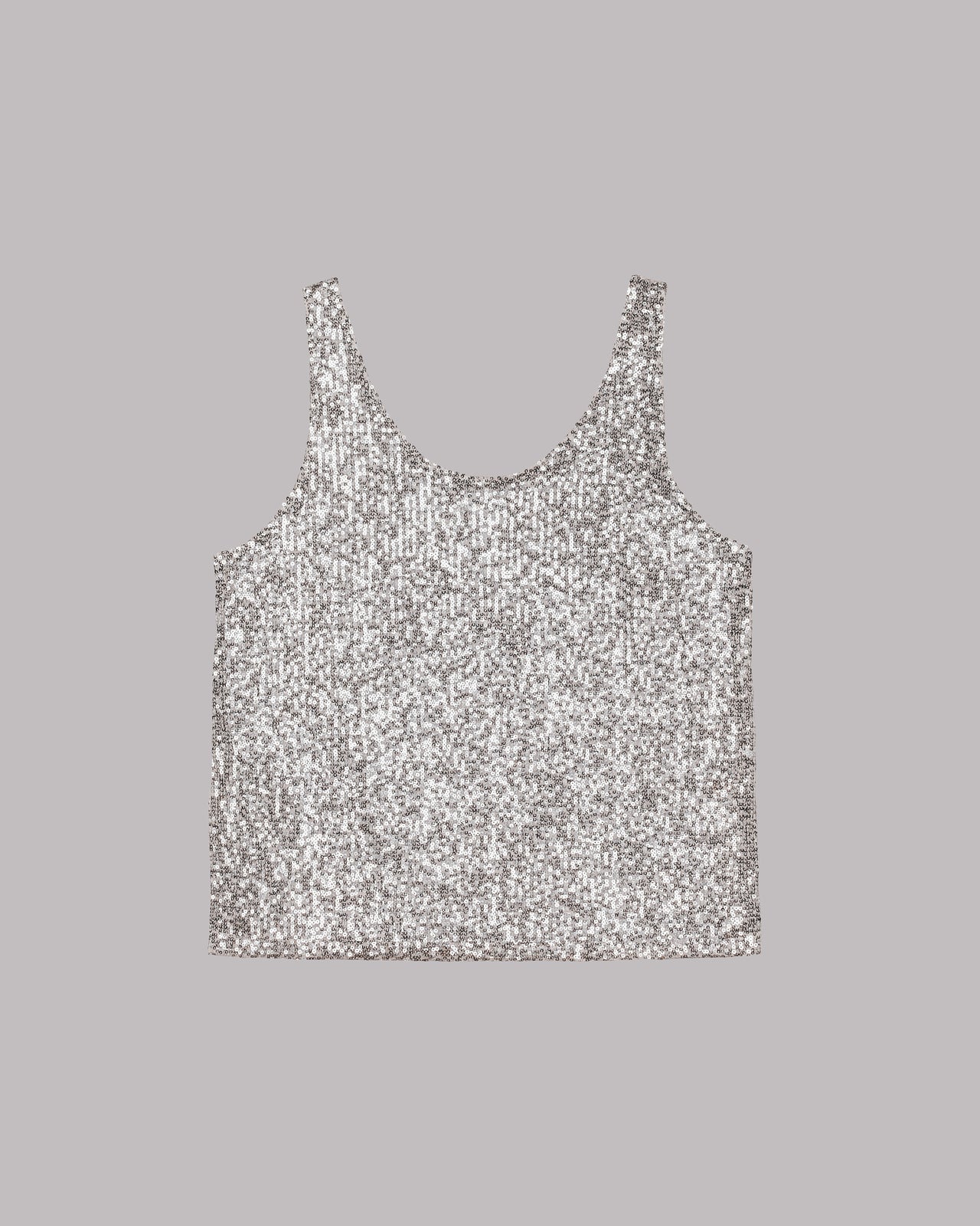 The Light Sequin Base Tank Top
