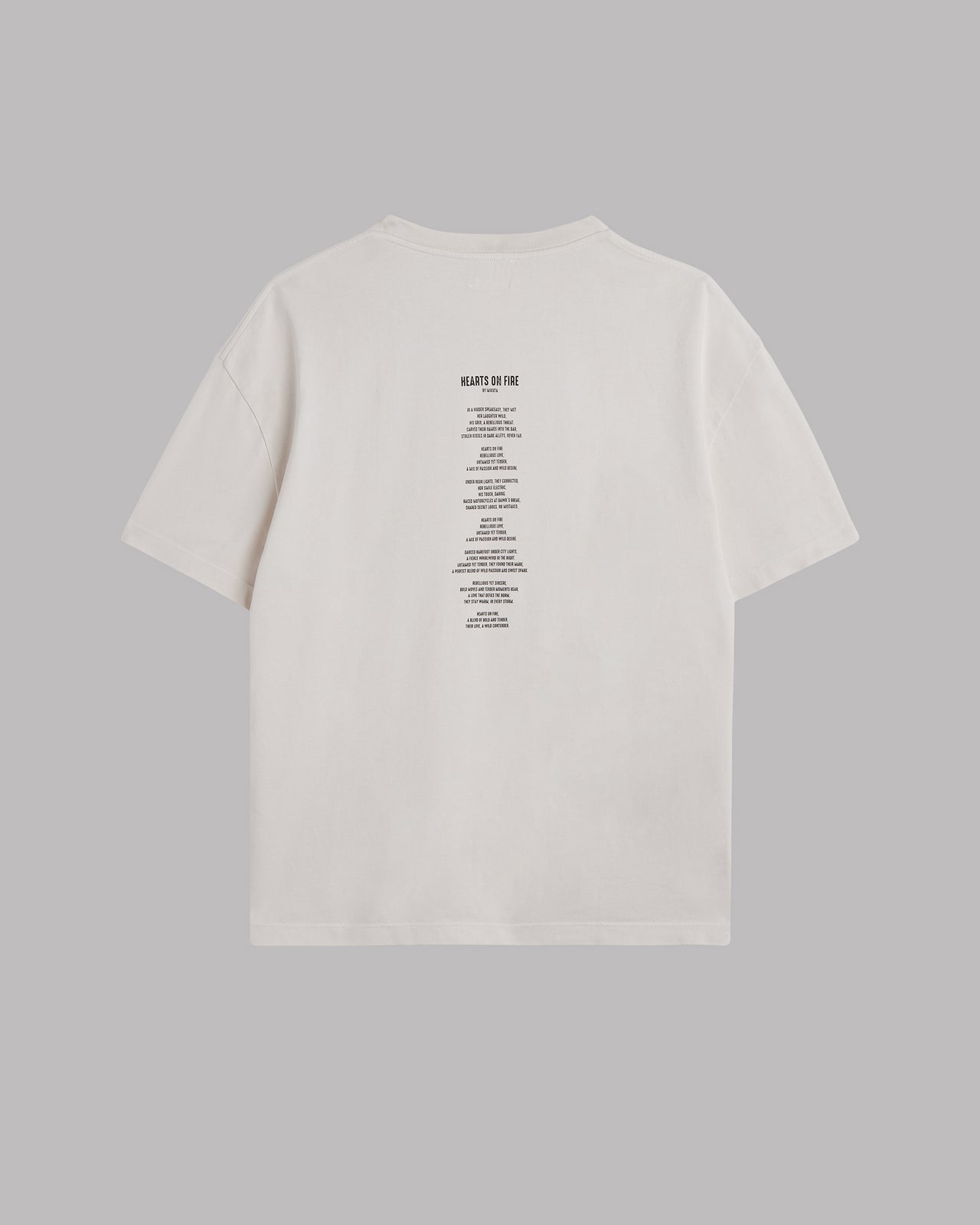 The Off White Hearts On Fire Unisex T-Shirt